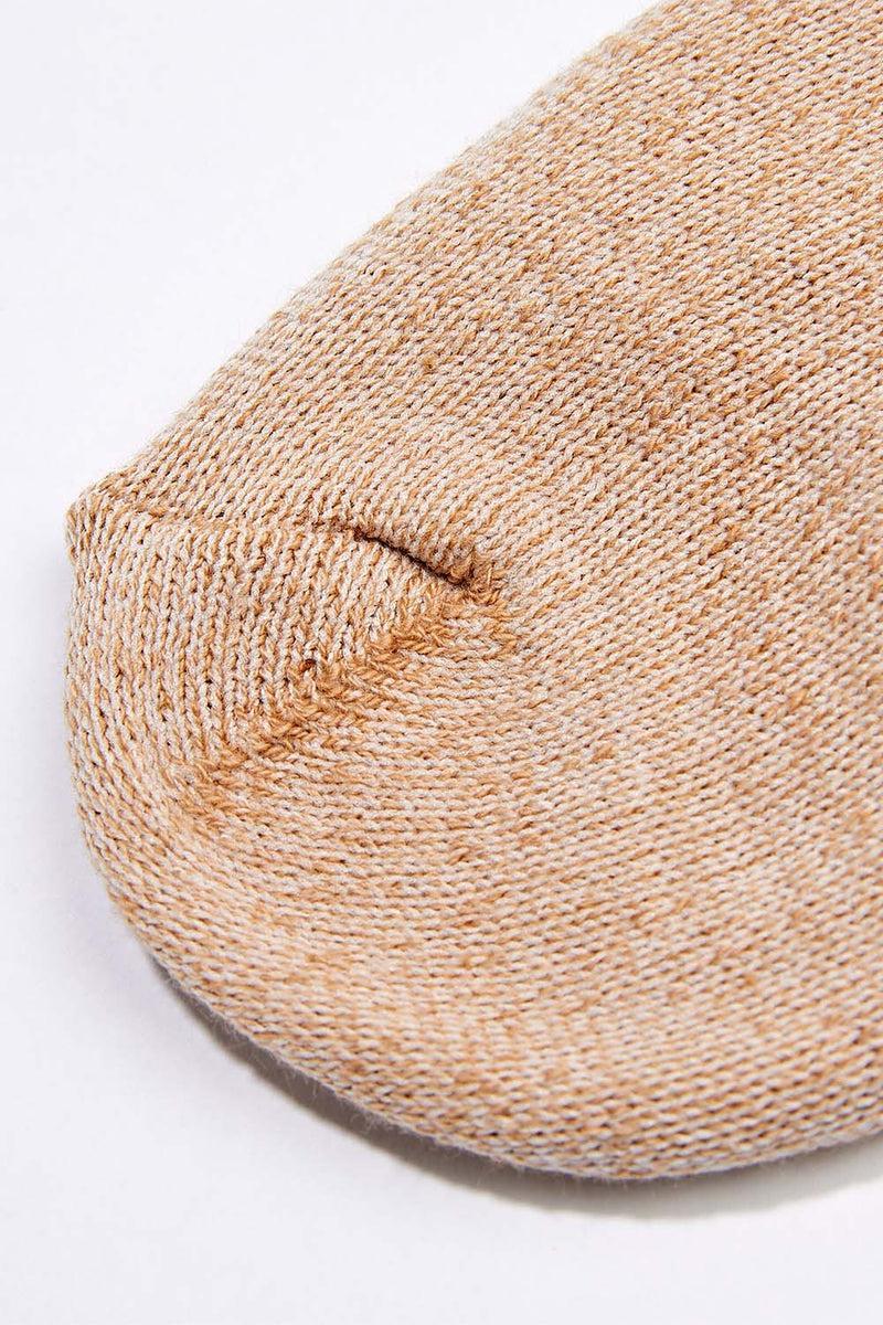 Women's Organic Cotton Socks Brown Crew Product Image
