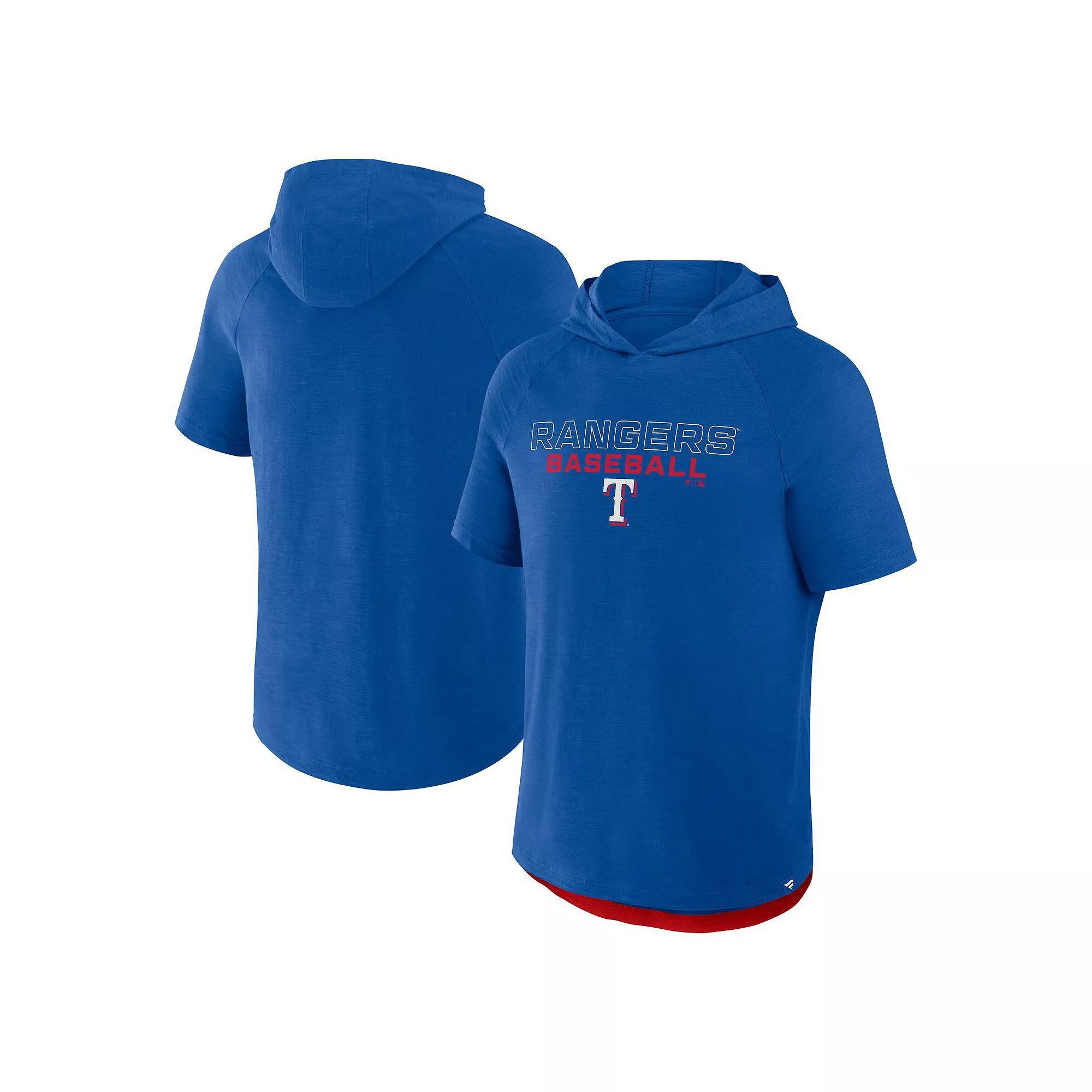 Men's Fanatics Navy Detroit Tigers Clubhouse Optimal Play Raglan Short Sleeve Pullover Hoodie, Size: Small, Blue Product Image