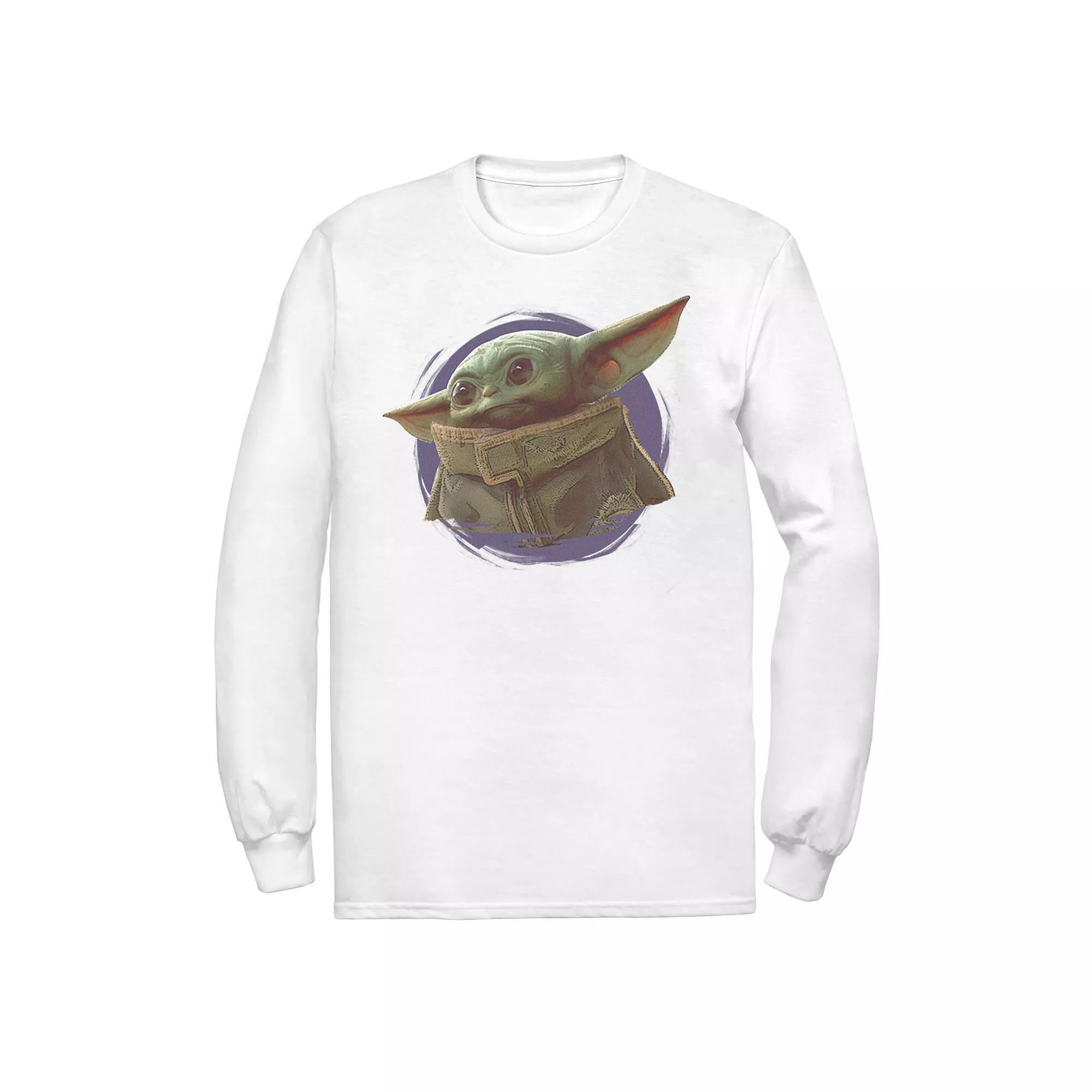 Men's Star Wars The Mandalorian The Child Crewneck Tee, Size: Small, Black Product Image