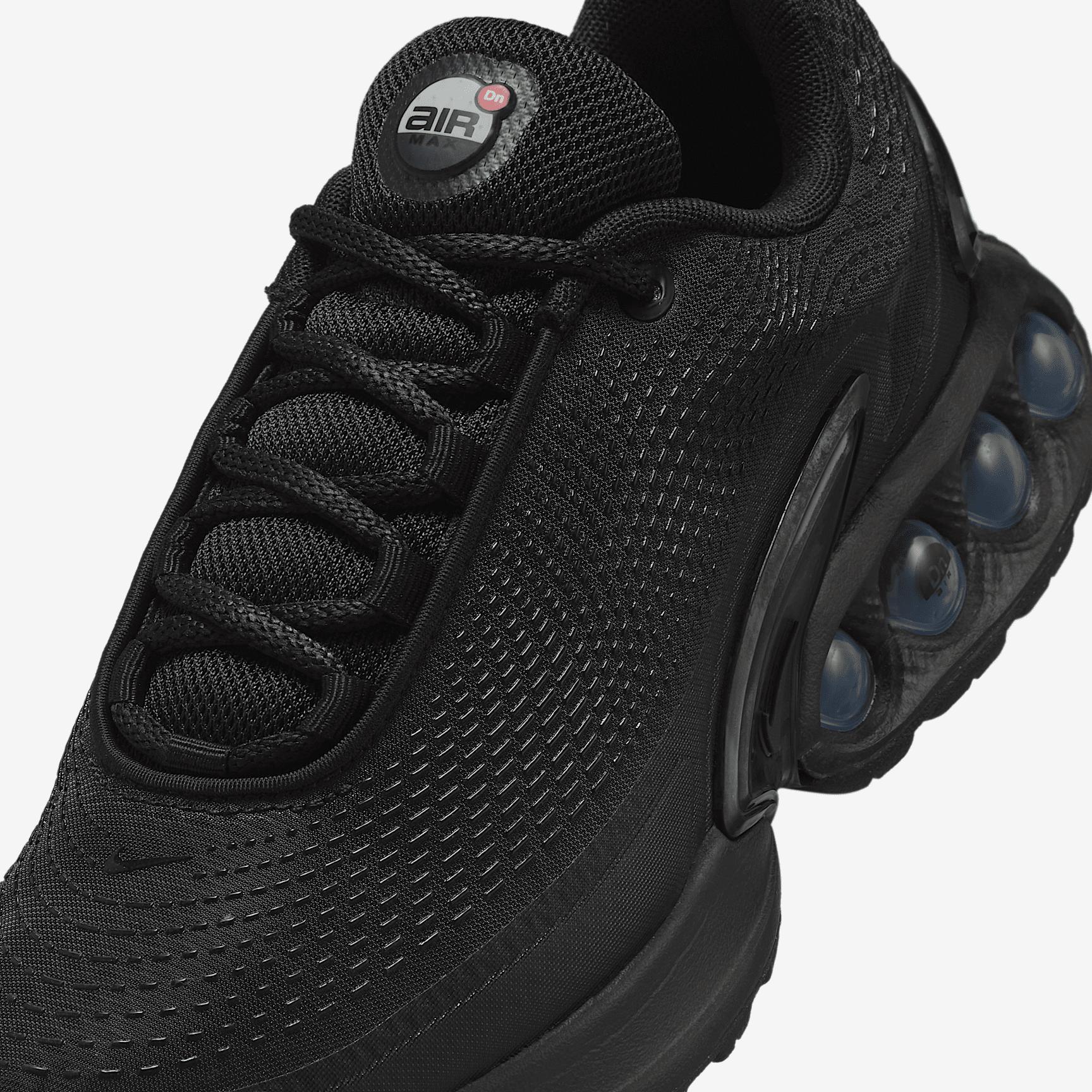 Nike Womens Air Max Dn Casual Shoes in Black-BLACK-MT Product Image