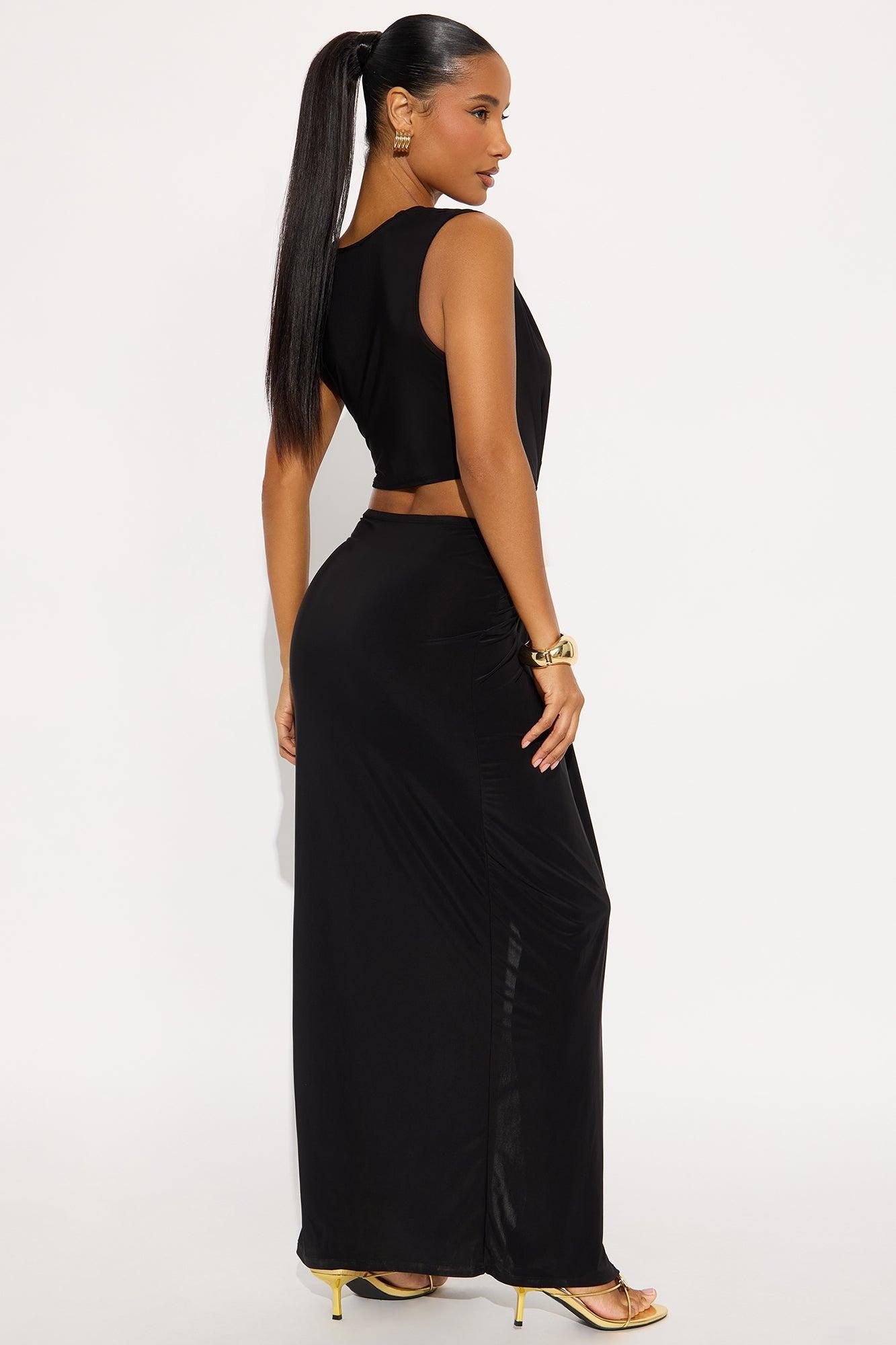 Magnetizing Charm Maxi Dress - Black Female Product Image
