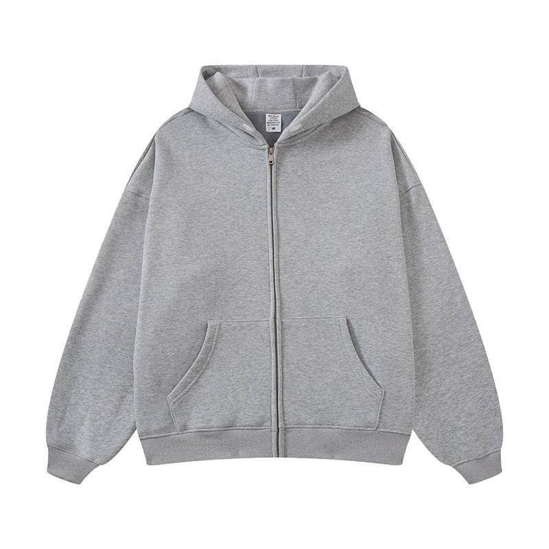 0874. Tech-Terry™ Zip Pocket Hoodie  -  Black/Black "Brush Wings/ASRV" Product Image
