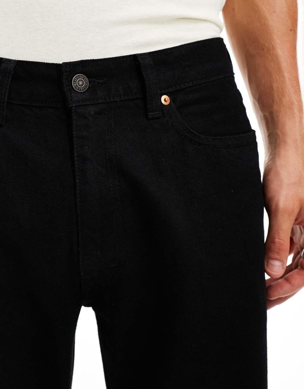 Levi's 555 '96 relaxed straight fit jeans in black Product Image
