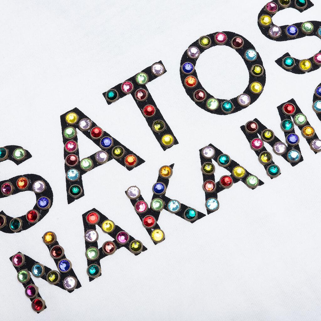 Studded Logo Tee - White Male Product Image
