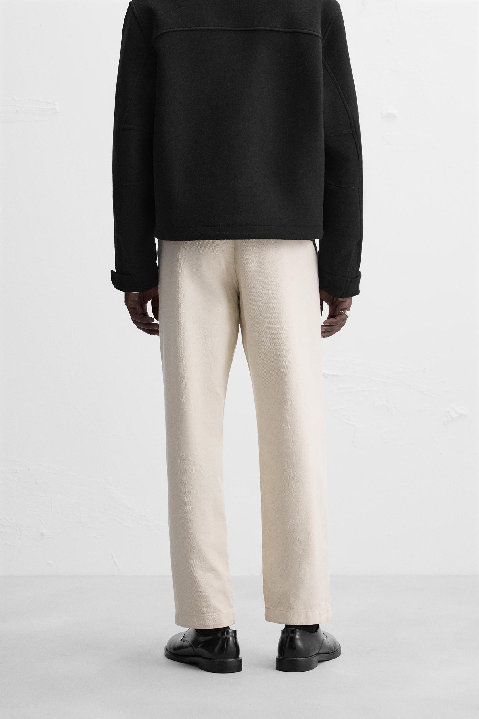 STRAIGHT FIT TWILL PANTS Product Image