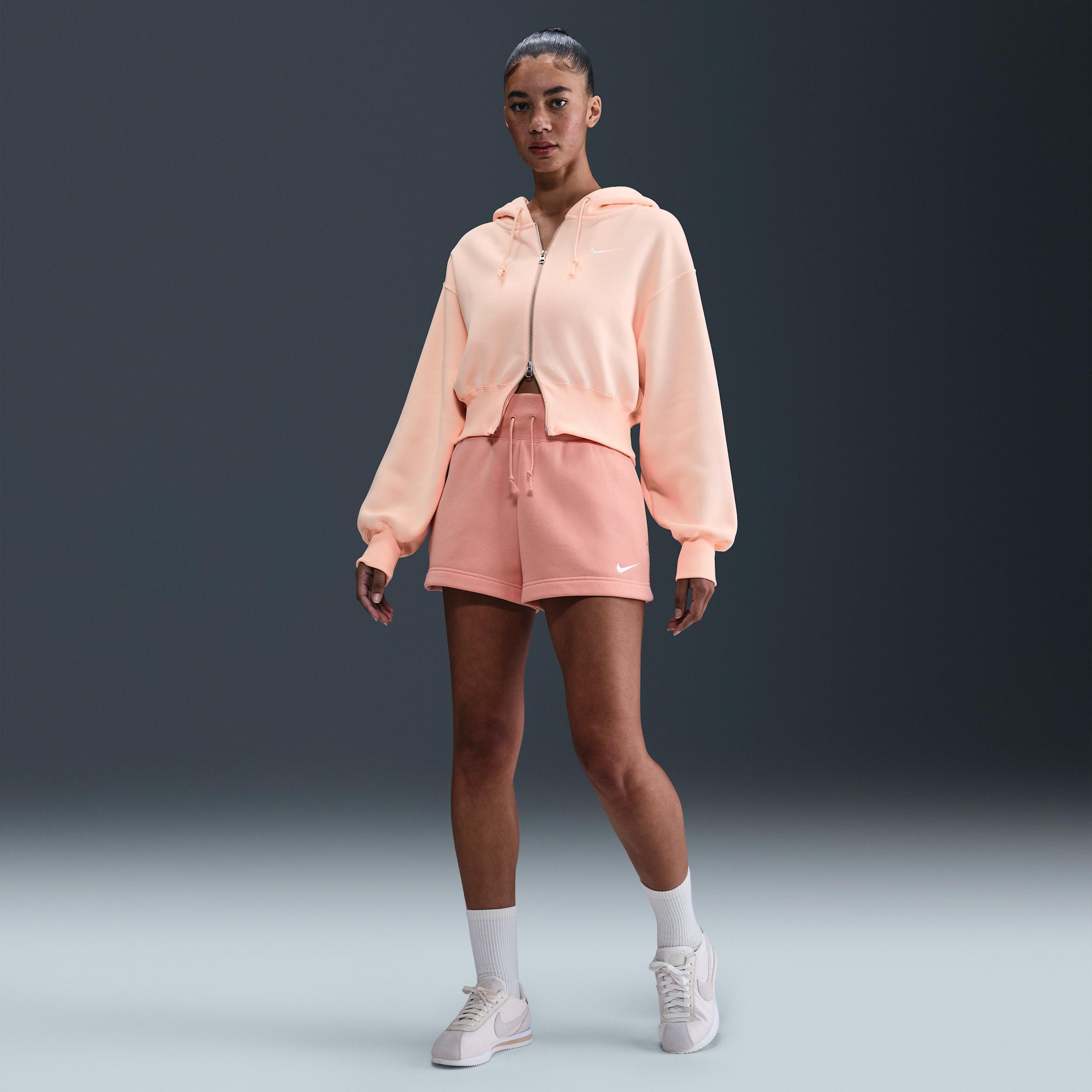 Nike Sportswear Phoenix Fleece Women's Loose Cropped Full-Zip Hoodie Product Image