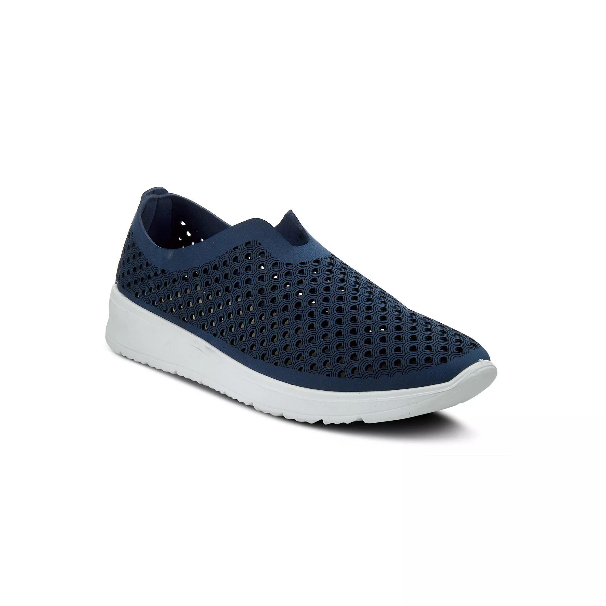 Flexus by Spring Step Centrics Women's Slip-On Shoes, Size: 38, Blue Product Image