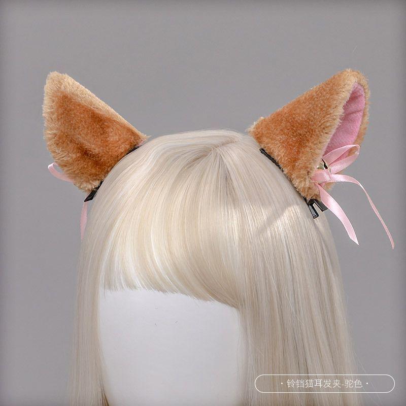 Fluffy Cat Ear Hair Clip Product Image