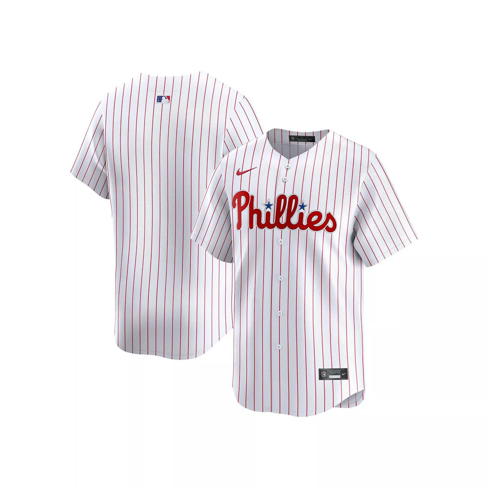 Men's Nike White Philadelphia Phillies Home Limited Jersey, Size: Medium Product Image