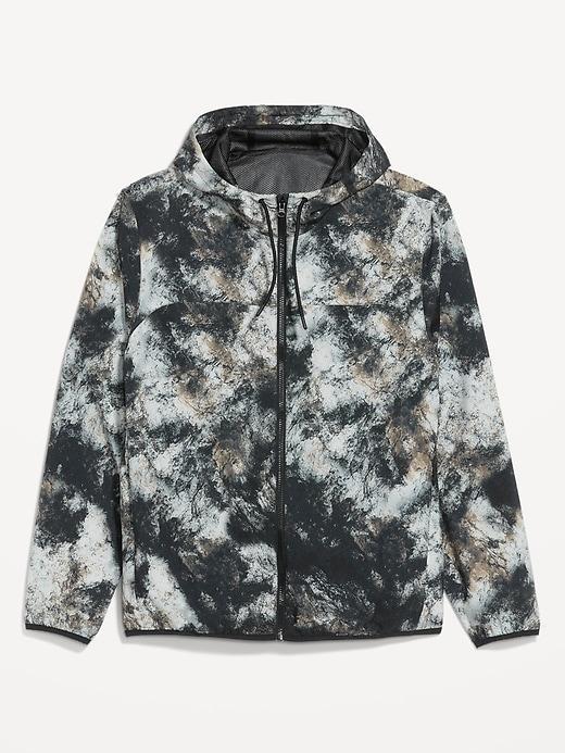 Textured Zip Performance Hoodie Product Image