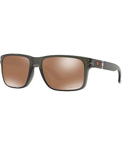 Oakley Mens OO9102 Holbrook 57mm Square Sunglasses - Matte Brown Tortoise/Prizm Black Product Image