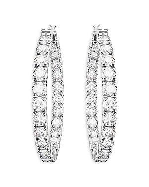 Swarovski Matrix Crystal Inside Out Hoop Earrings Product Image