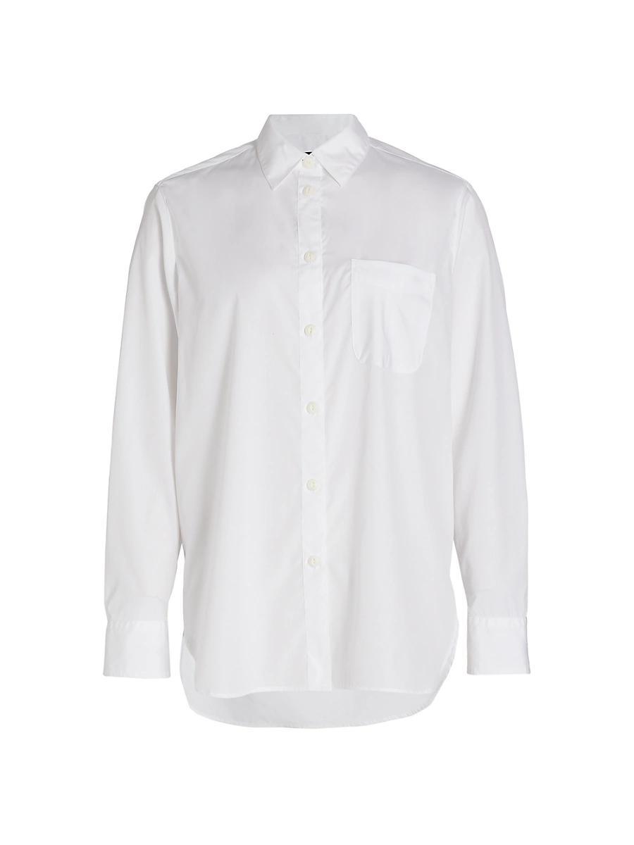 Maxine Classic Button-Front Shirt Product Image