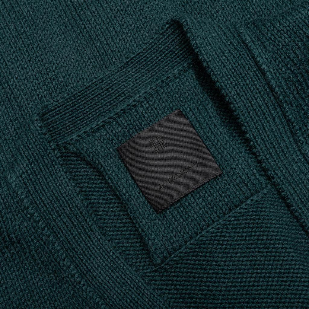 Cotton College Cardigan - Fir Green Male Product Image