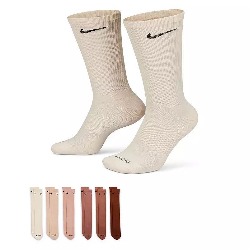 Mens Nike 6-pack Everyday Plus Cushion Crew Training Socks Product Image