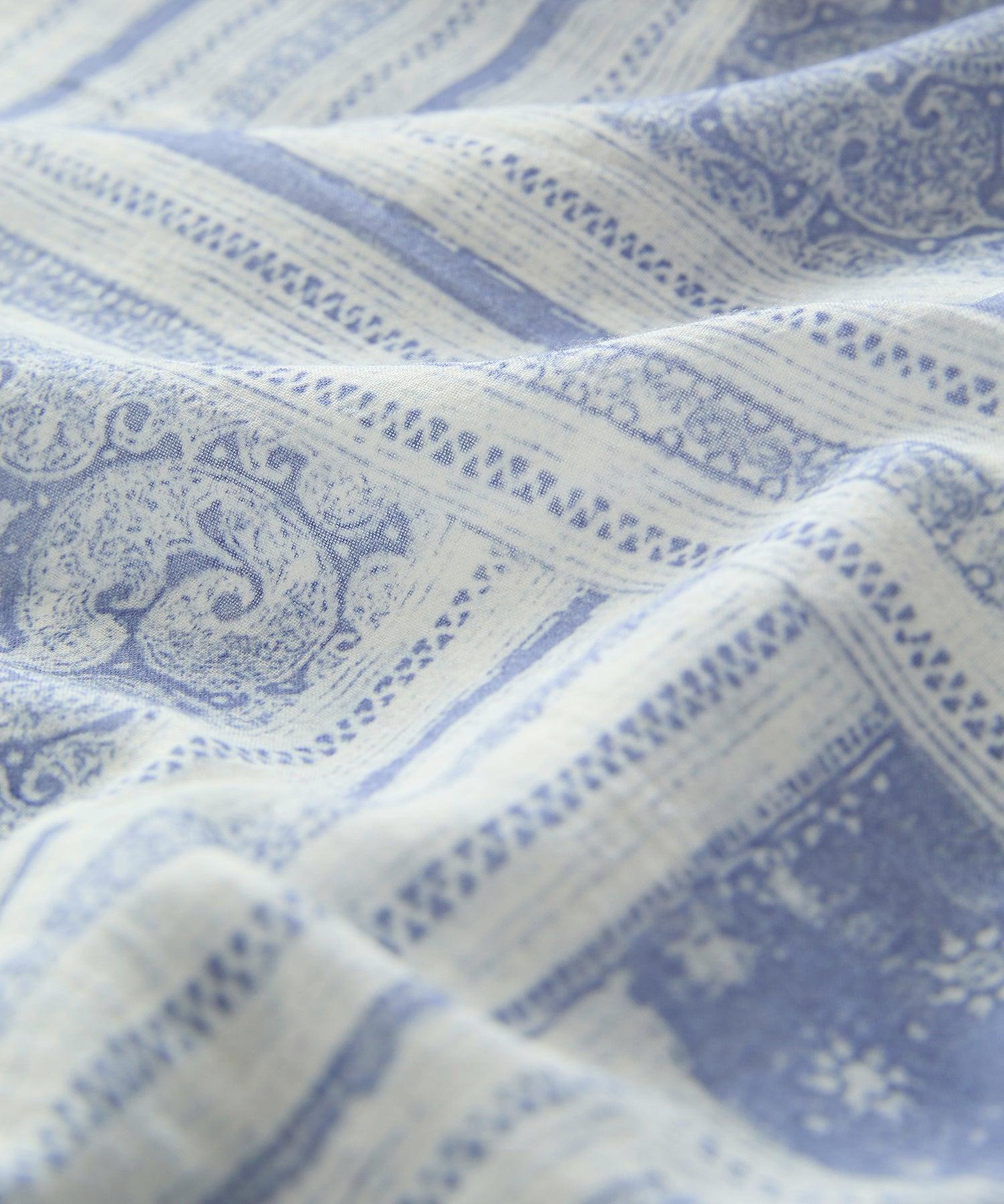 Relaxed Cotton Camp Collar Shirt Product Image