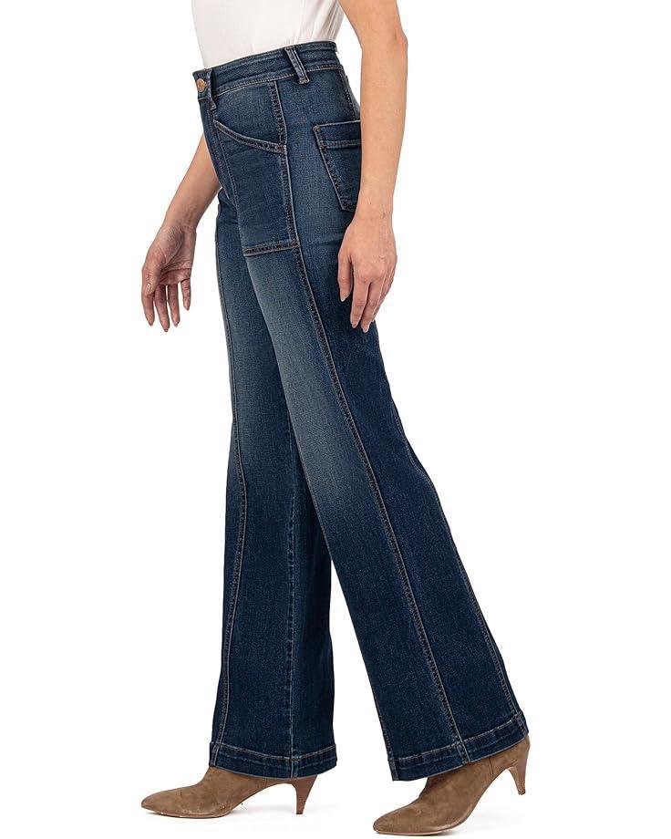 Women's KUT from the Kloth Jodi High-Rise Wide Leg Front Patch Pockets In Energy Product Image