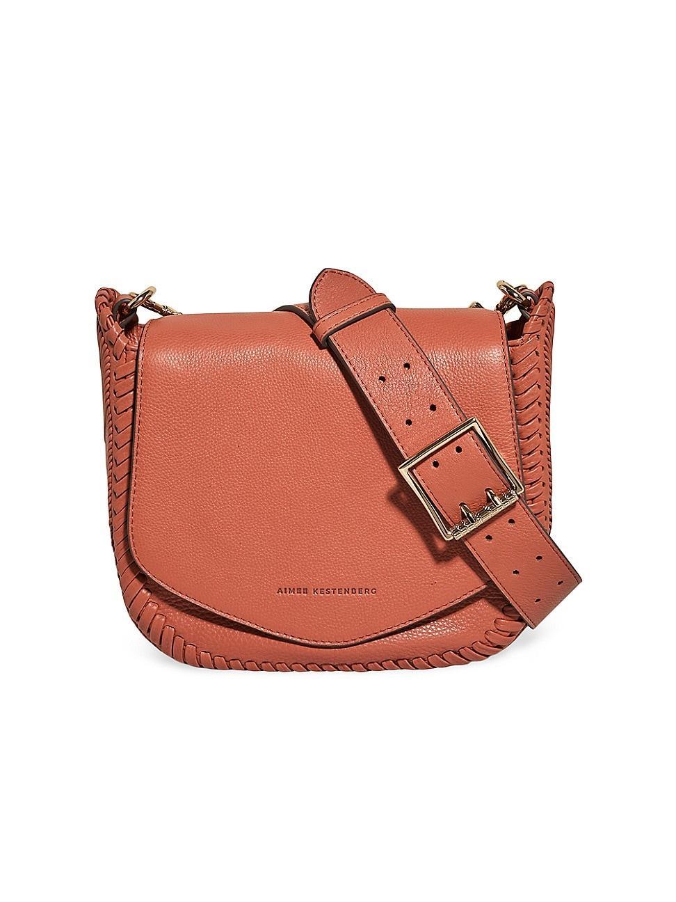 Womens All For Love Leather Saddle Crossbody Product Image