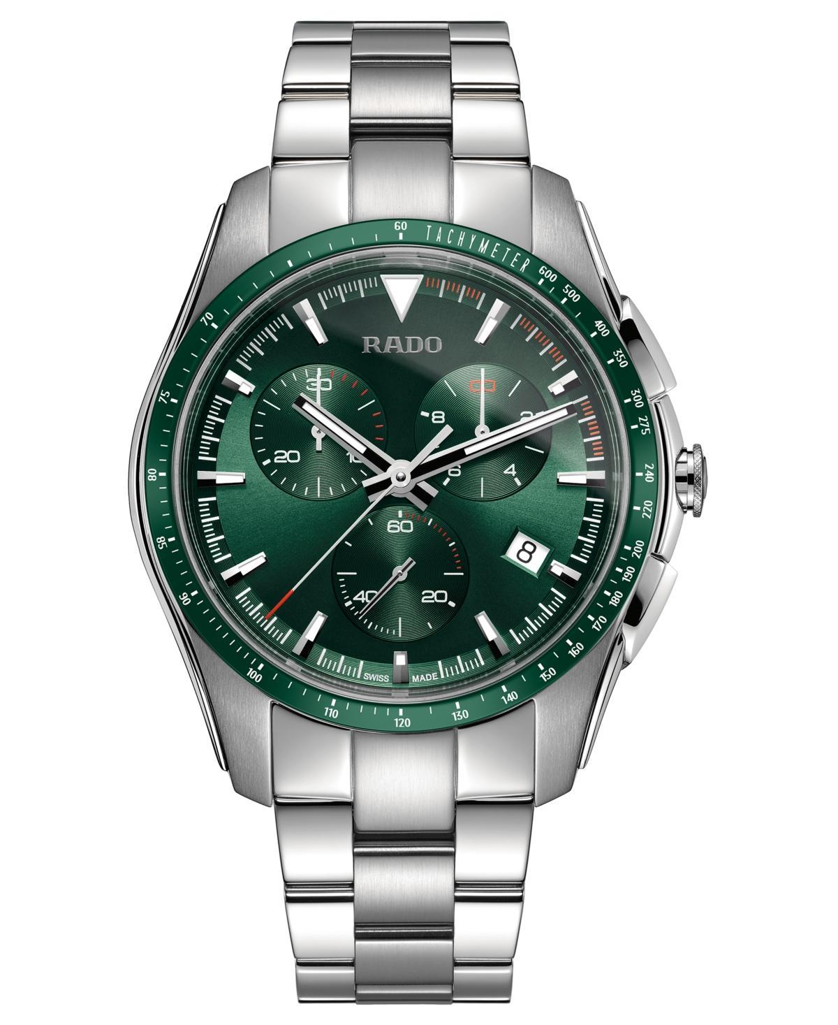 RADO Mens Hyperchrome Chronograph Blue Dial Bracelet Watch Product Image