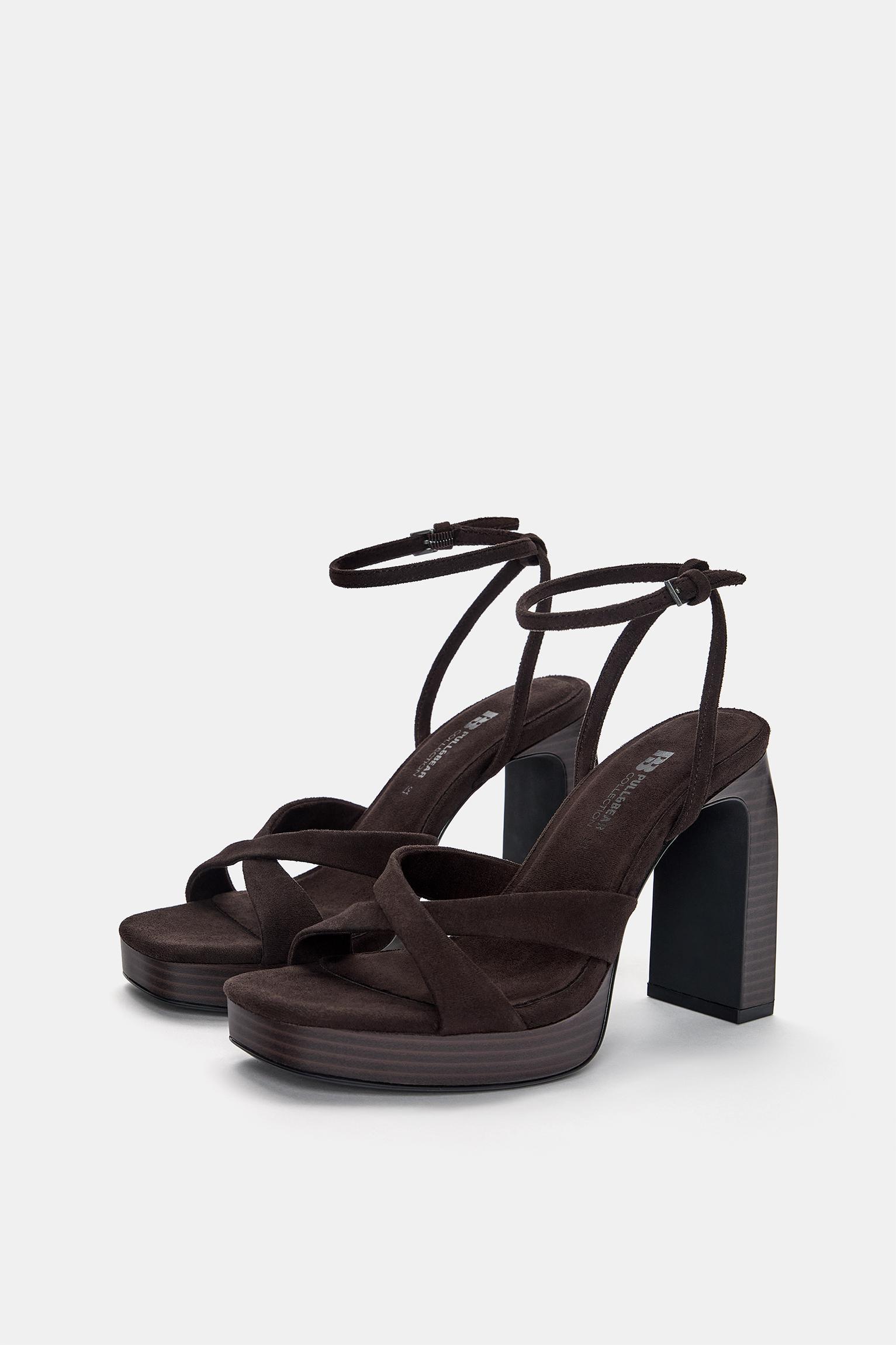 High-heel platform sandals Product Image