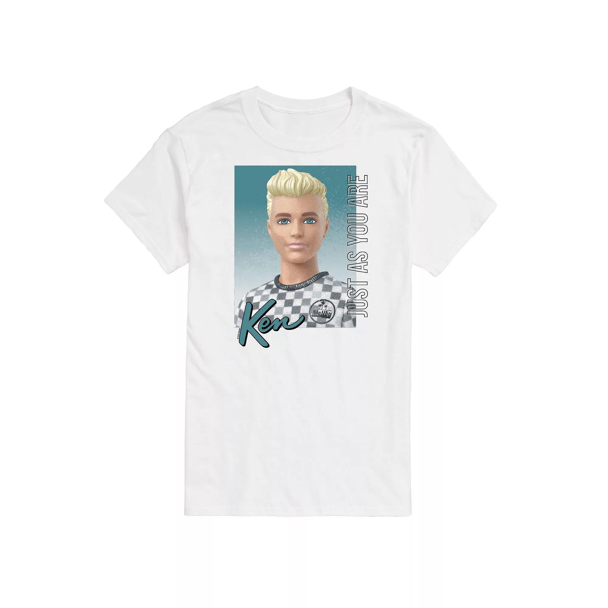 Big & Tall Barbie Ken Just As You Are Graphic Tee, Mens Product Image