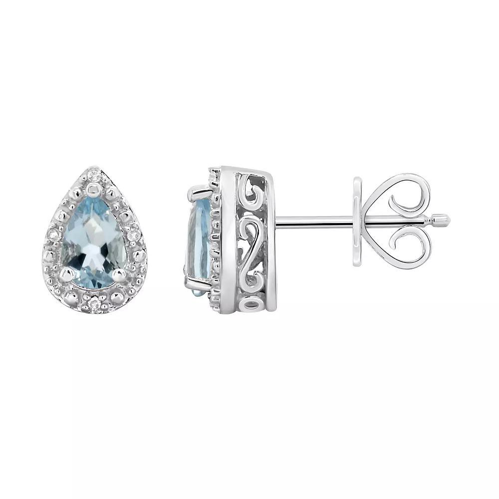 Giorgio di Vicenza 14k White Gold Love Knot Earrings, Womens, 14k Rose Gold Product Image