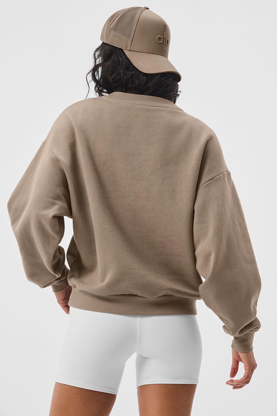 Accolade Crew Neck Pullover - Gravel Product Image