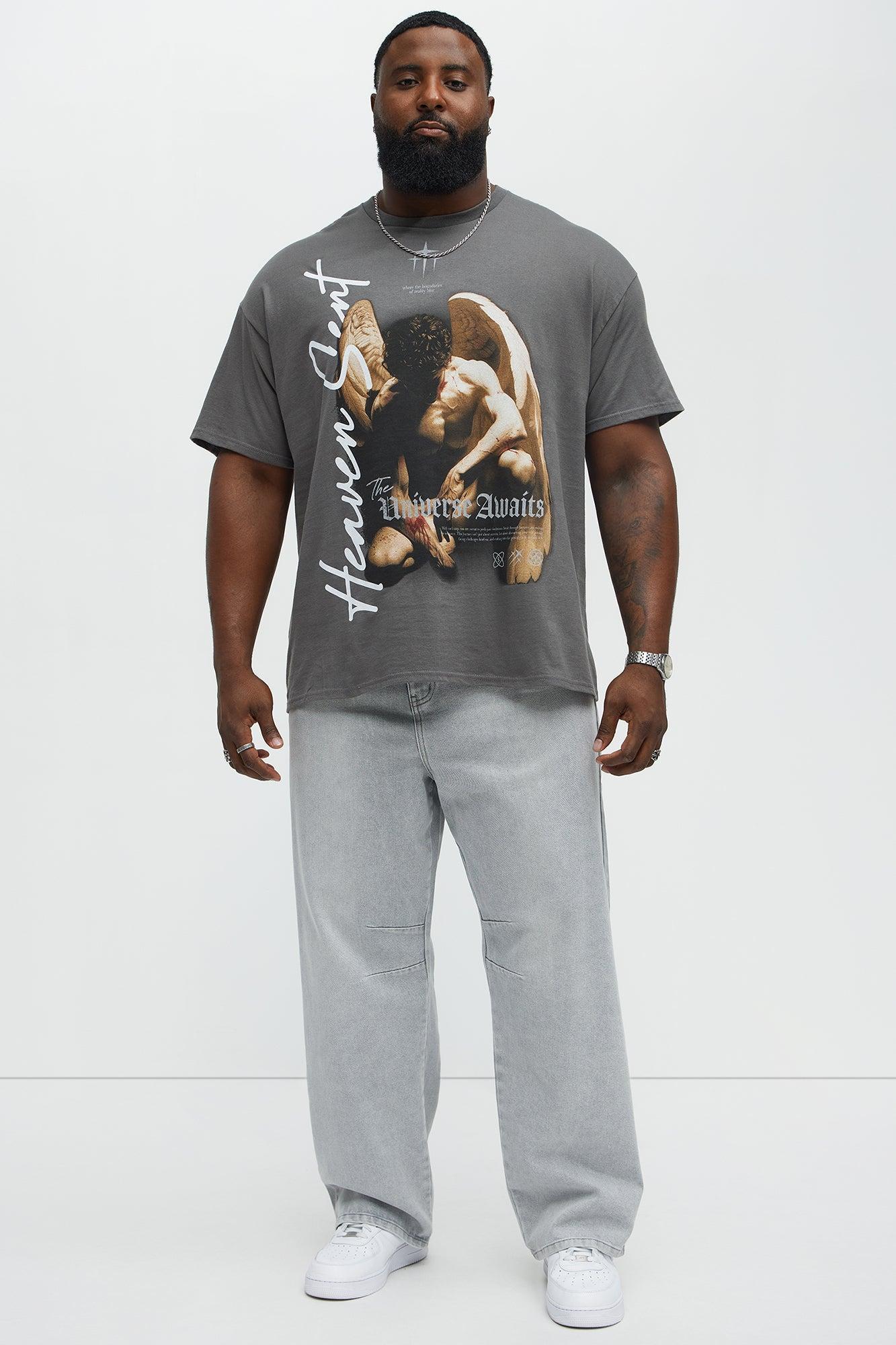 The Universe Awaits Short Sleeve Tee - Charcoal Product Image