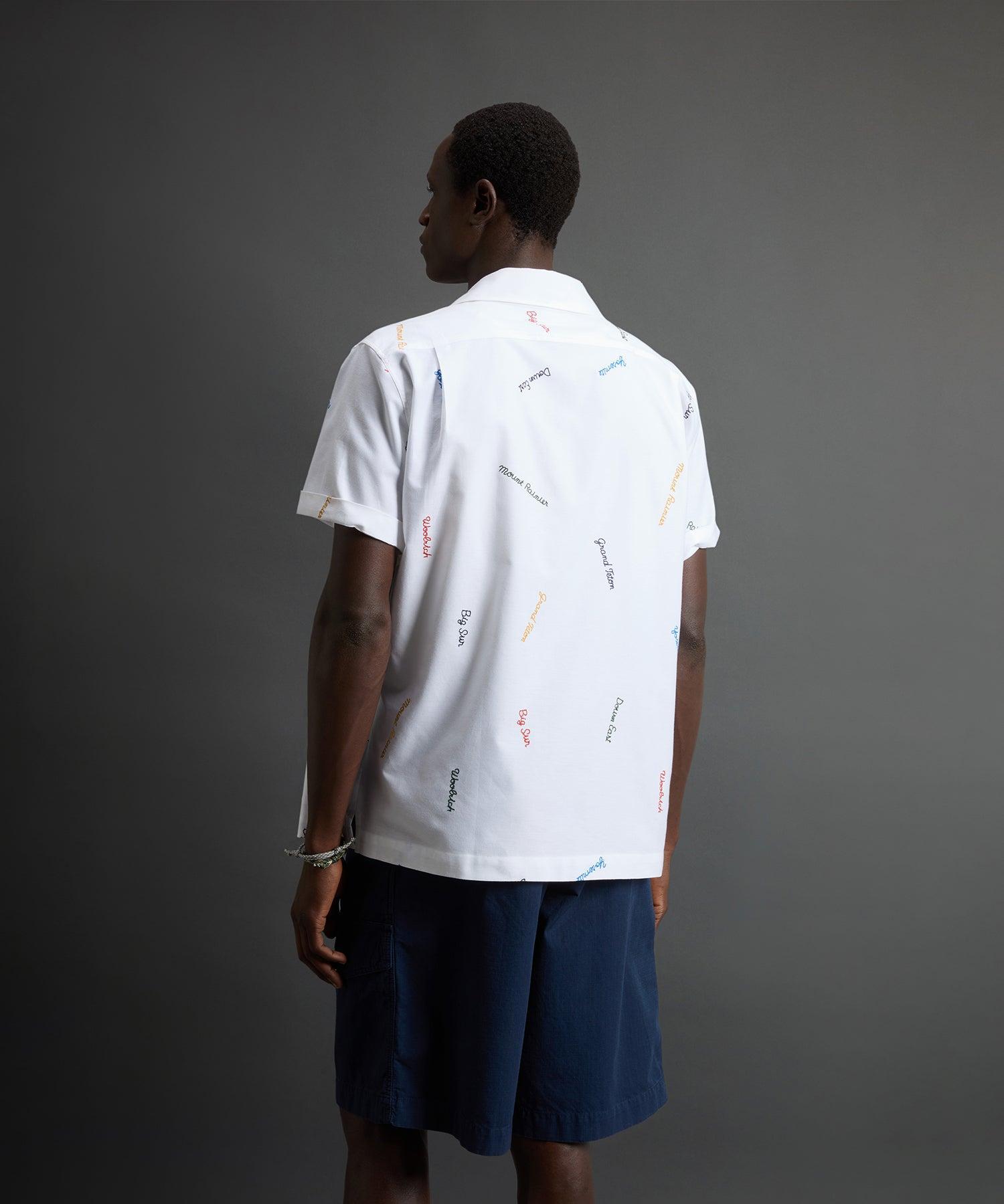 Todd Snyder x Woolrich Embroidered Camp Collar Shirt Product Image