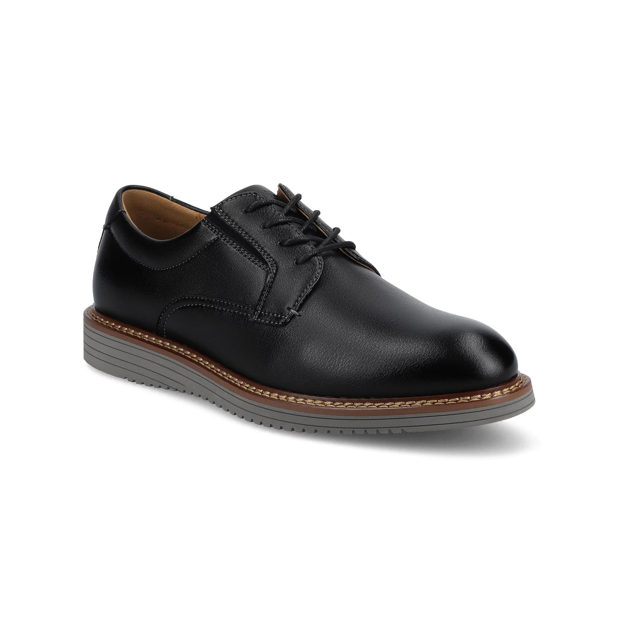 VANCE Killian Men's Flexible Casual Hybrid Dress Shoes in Regular and Wide, Size: 10 Wide, Black Product Image