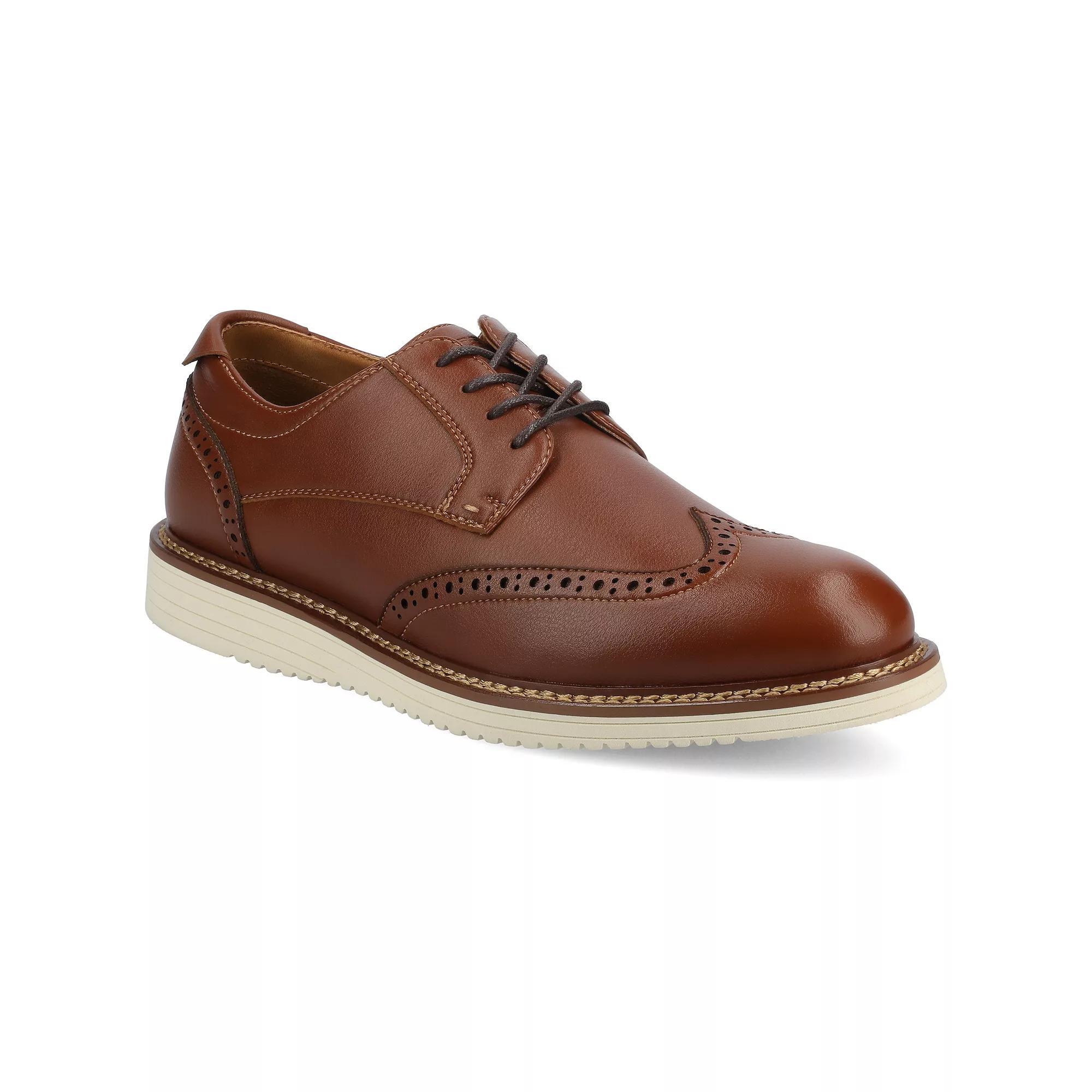 VANCE Lorenzo Comfort Wingtip Mens Flexible Casual Hybrid Dress Shoes Product Image
