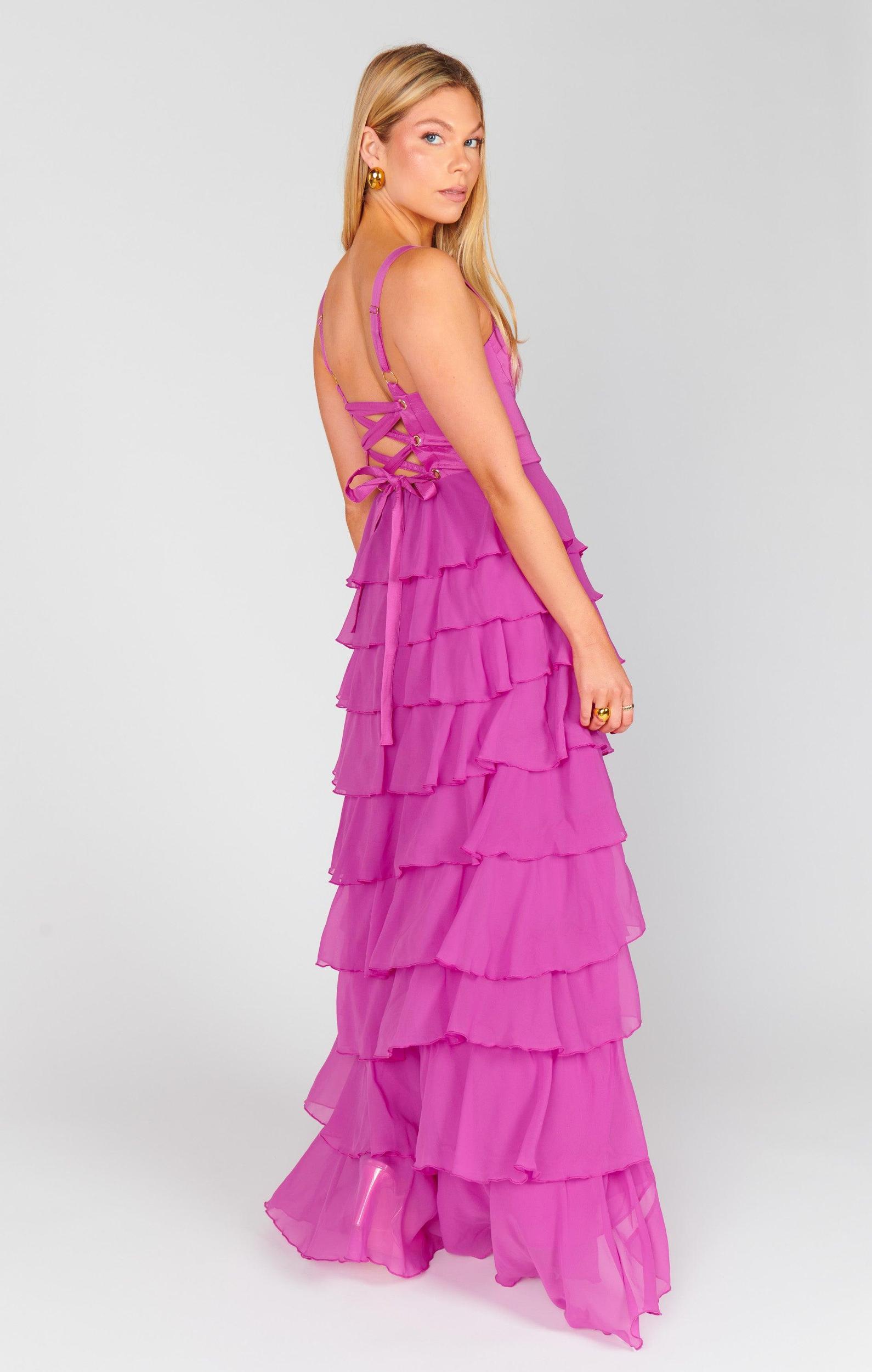 Katarina Maxi Dress ~ Magenta Majesty Product Image