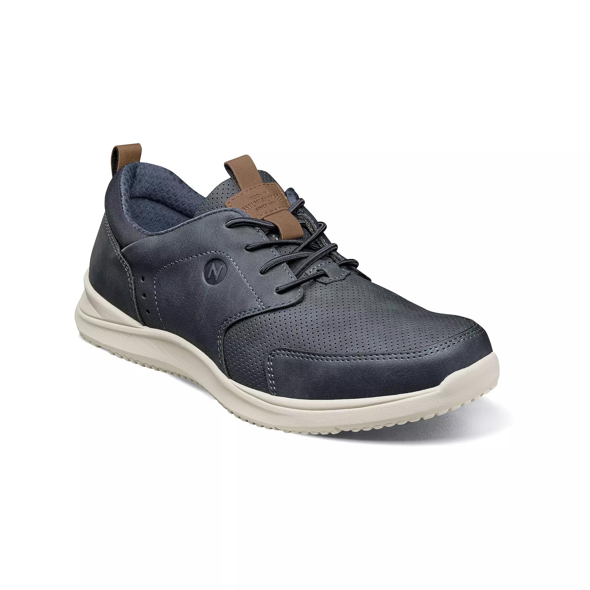 Nunn Bush® Conway Men's Moc Toe Oxford Shoes, Size: 7, Blue Team Product Image