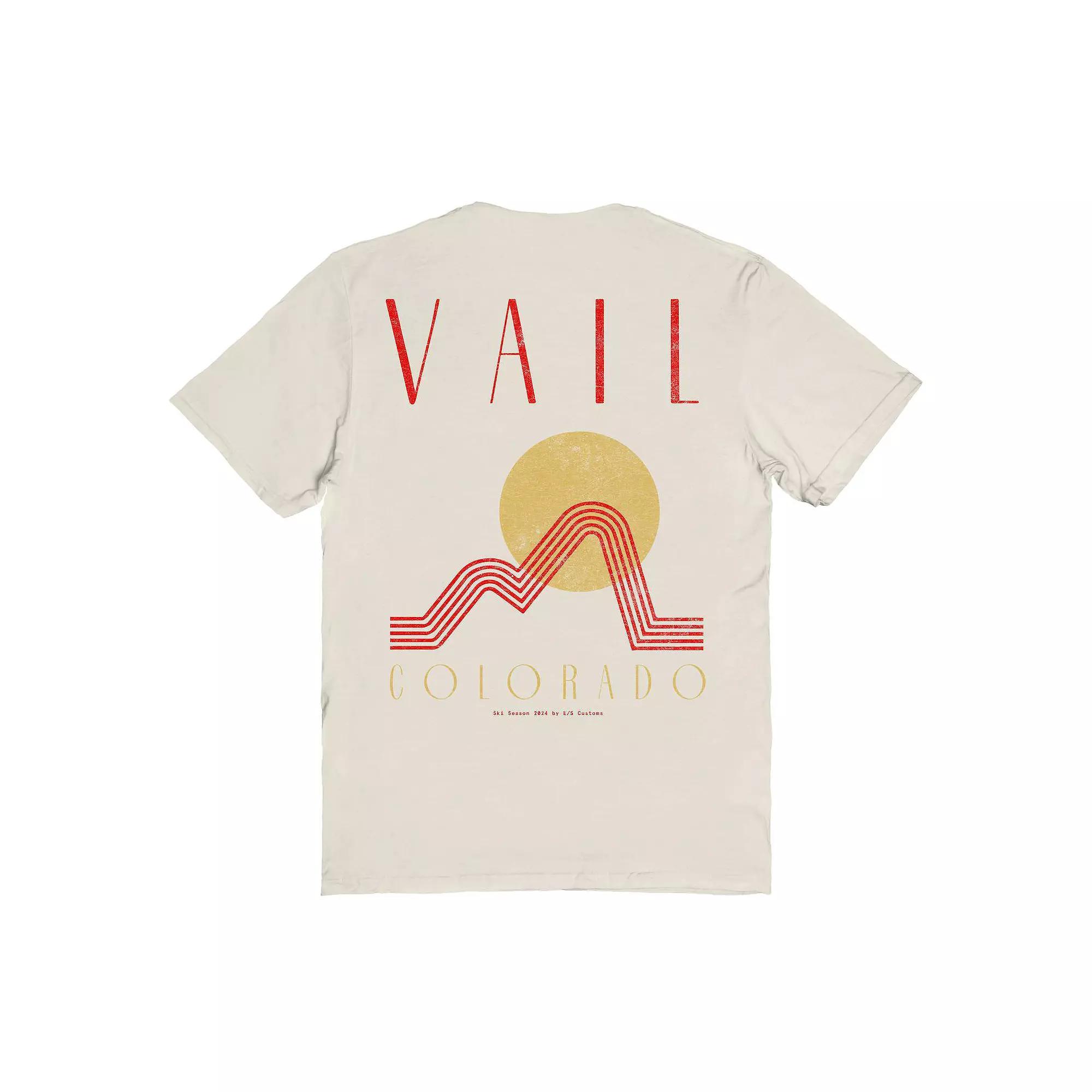 Men's Vail Heather Graphic Tee, Size: XL, Natural Product Image