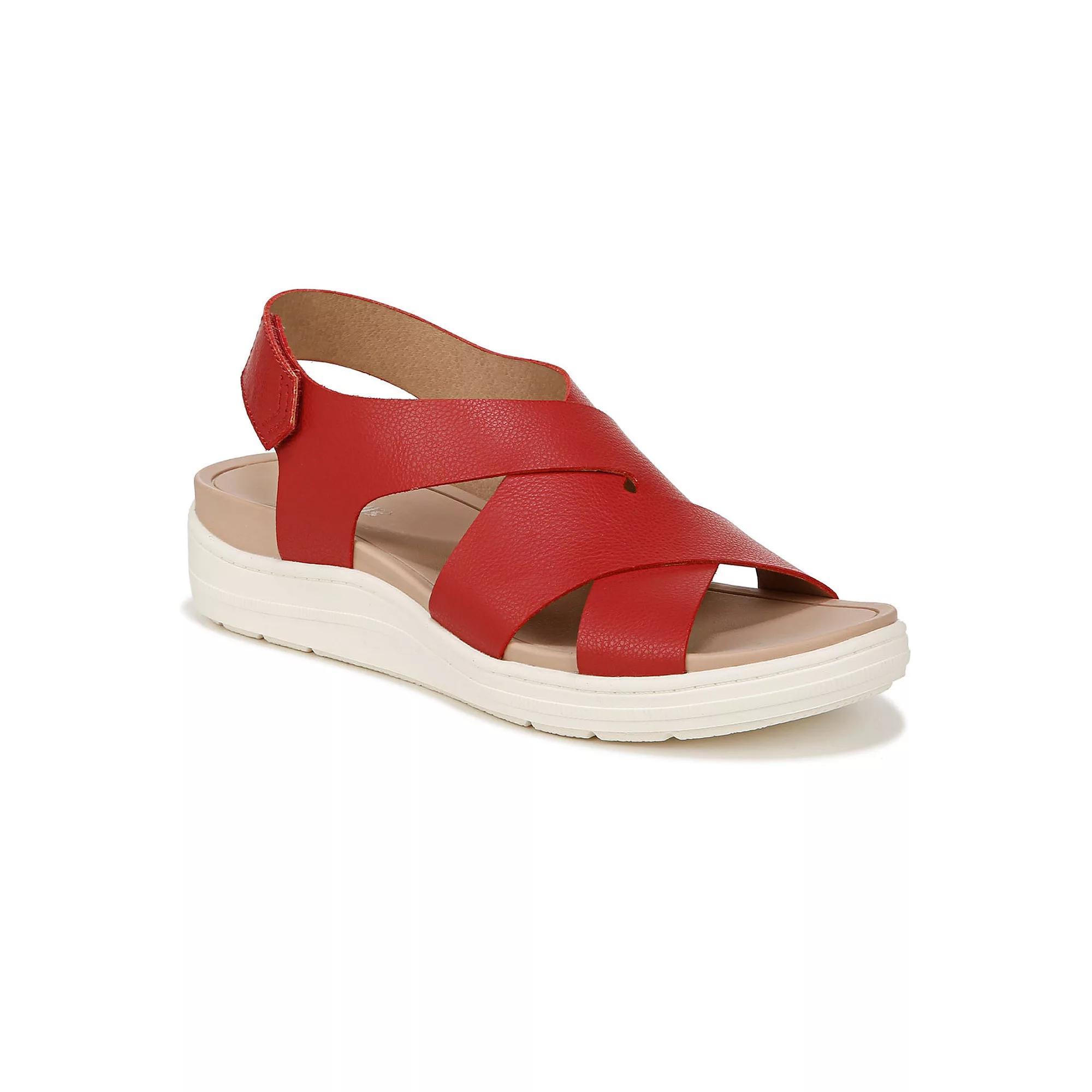 Dr. Scholl's Time Off Sea Women's Strappy Sandals, Size: 7, Heritage Red Product Image