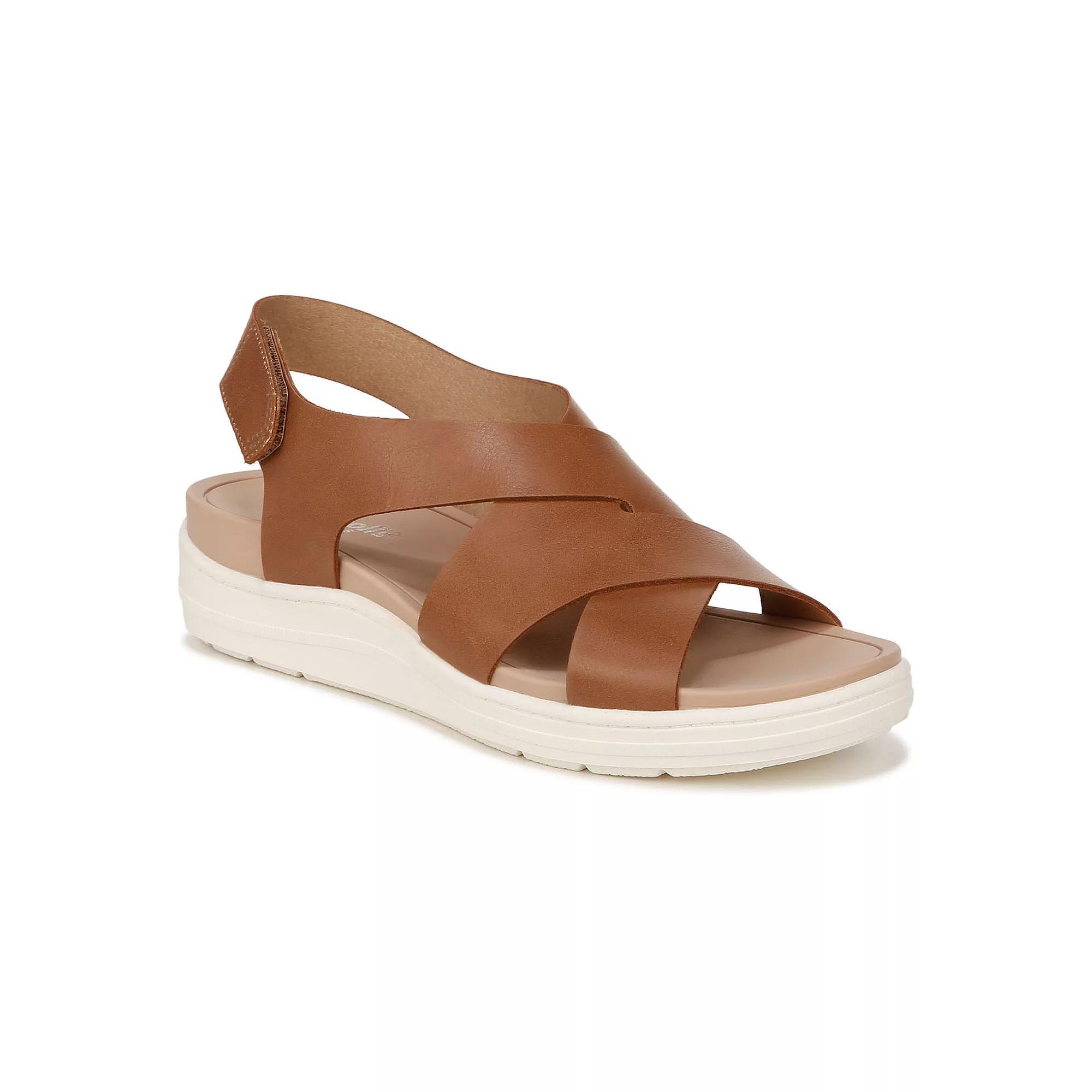 Dr. Scholl's Time Off Sea Women's Strappy Sandals, Size: 7.5, Honey Product Image