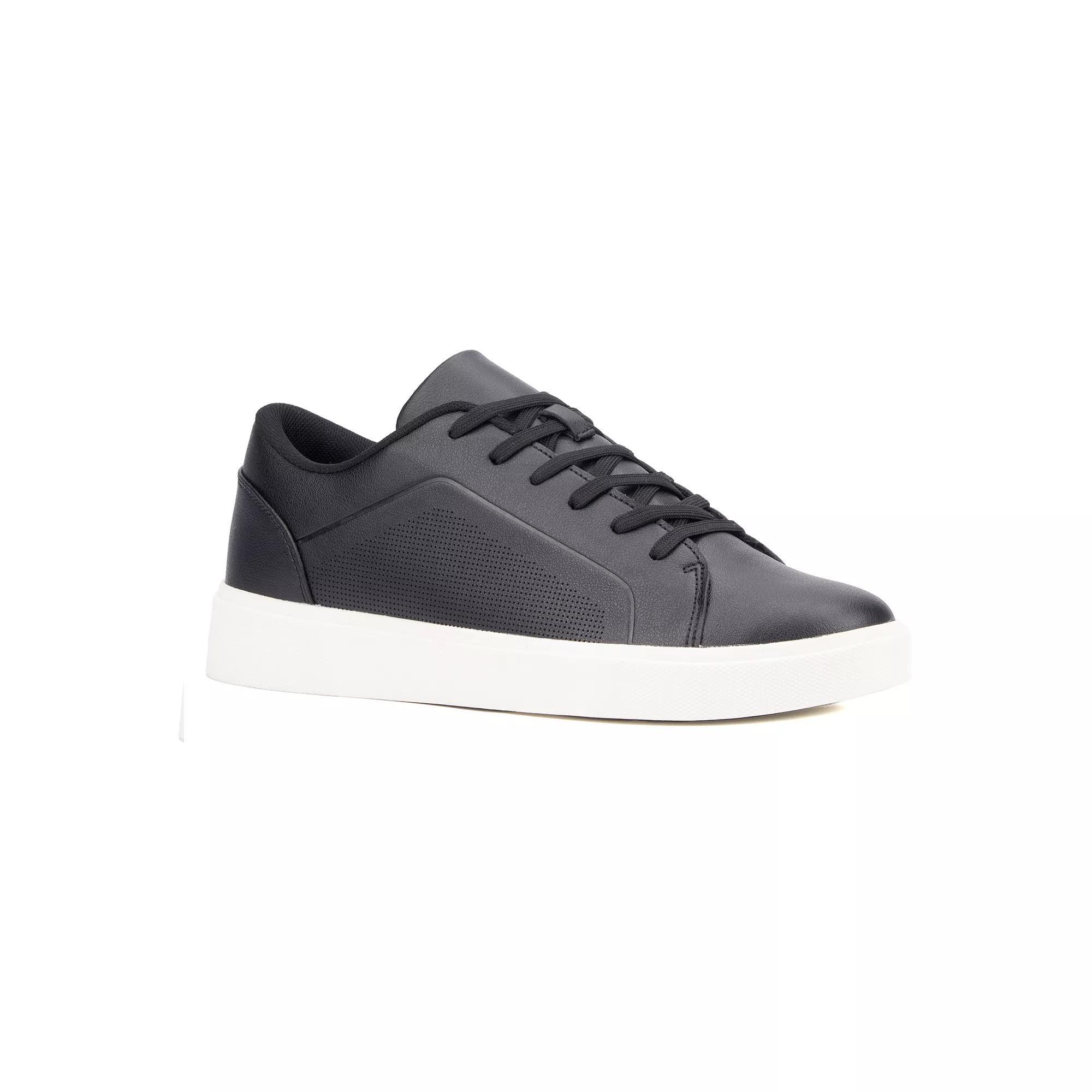New York & Company Rupertin Men's Low-Top Sneakers, Size: 11, Black Product Image