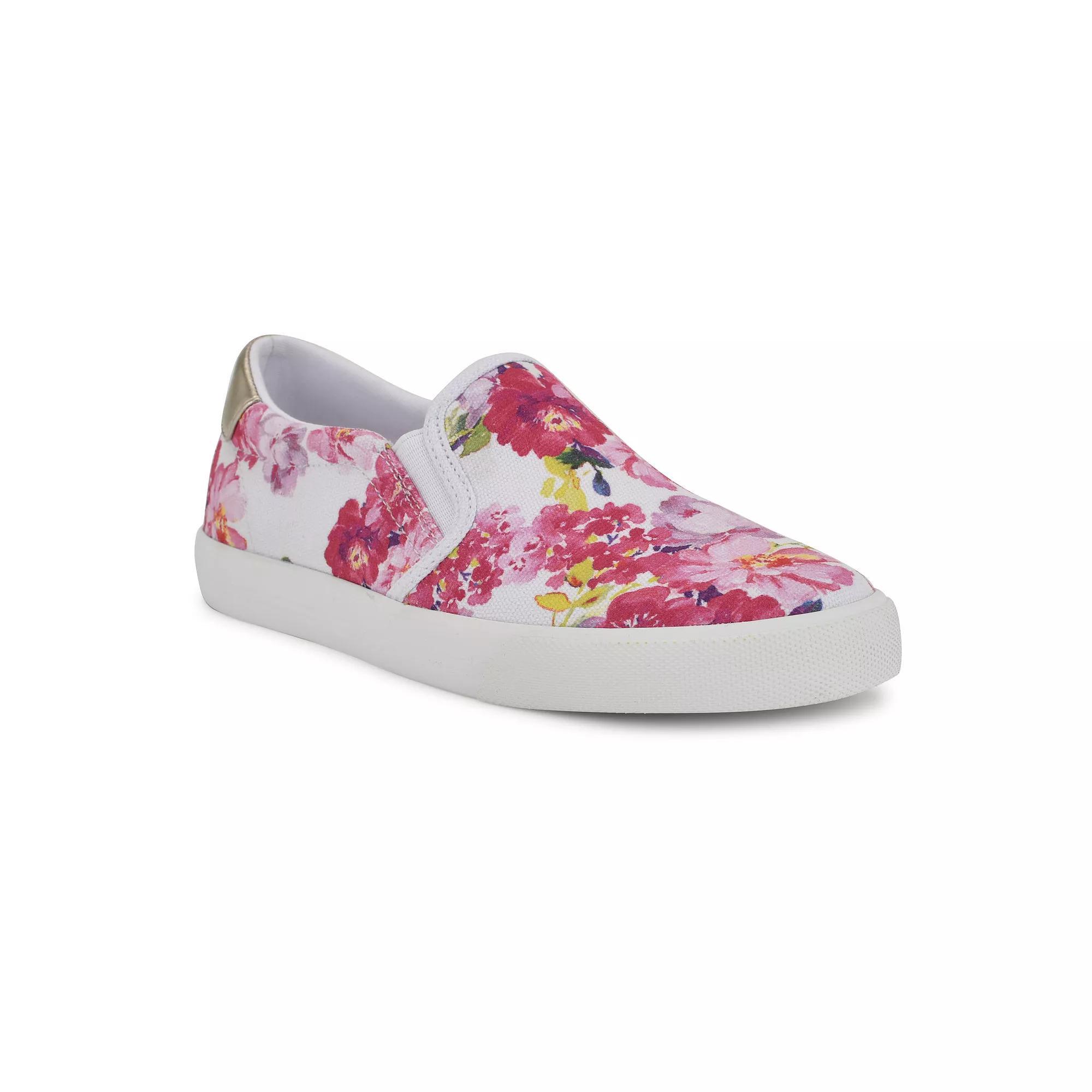 Nine West Lala Slip-On Casual Sneakers, Women's, Size: 7, Pink Floral Team Product Image