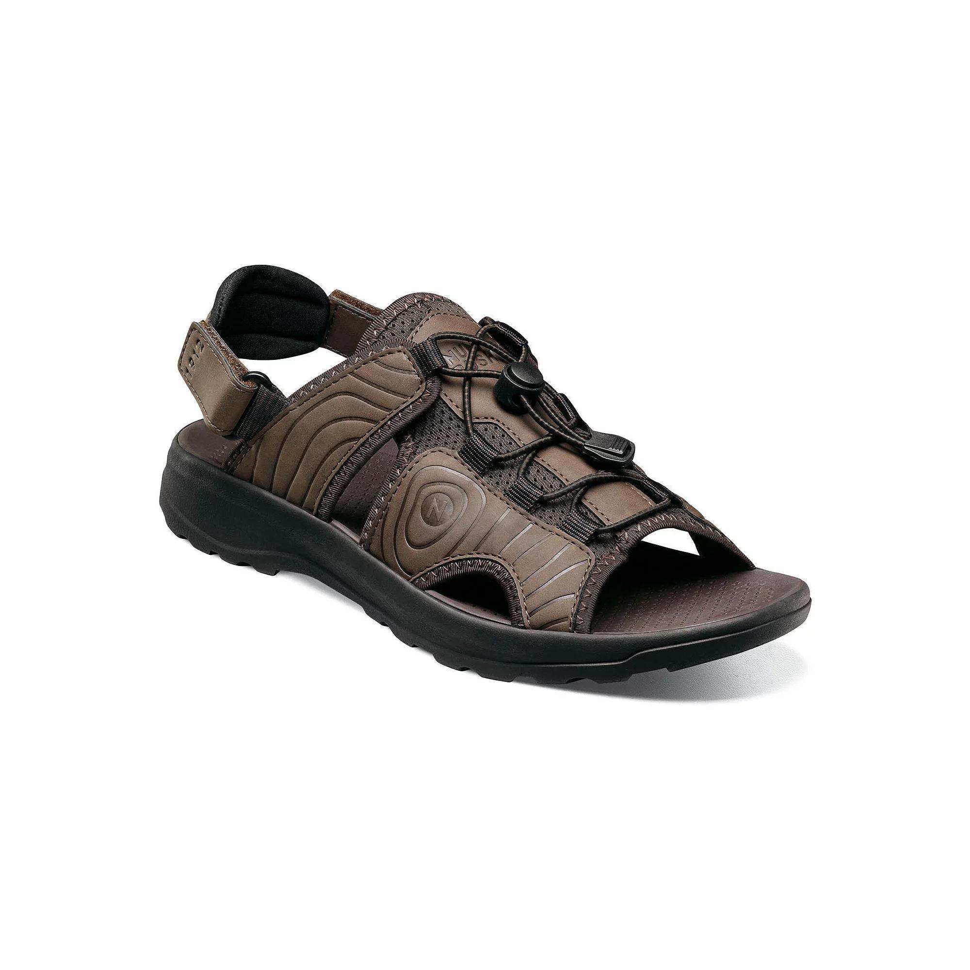 Nunn Bush® Huck Bungee Men's Slide Sandals, Size: 14, Brown Product Image