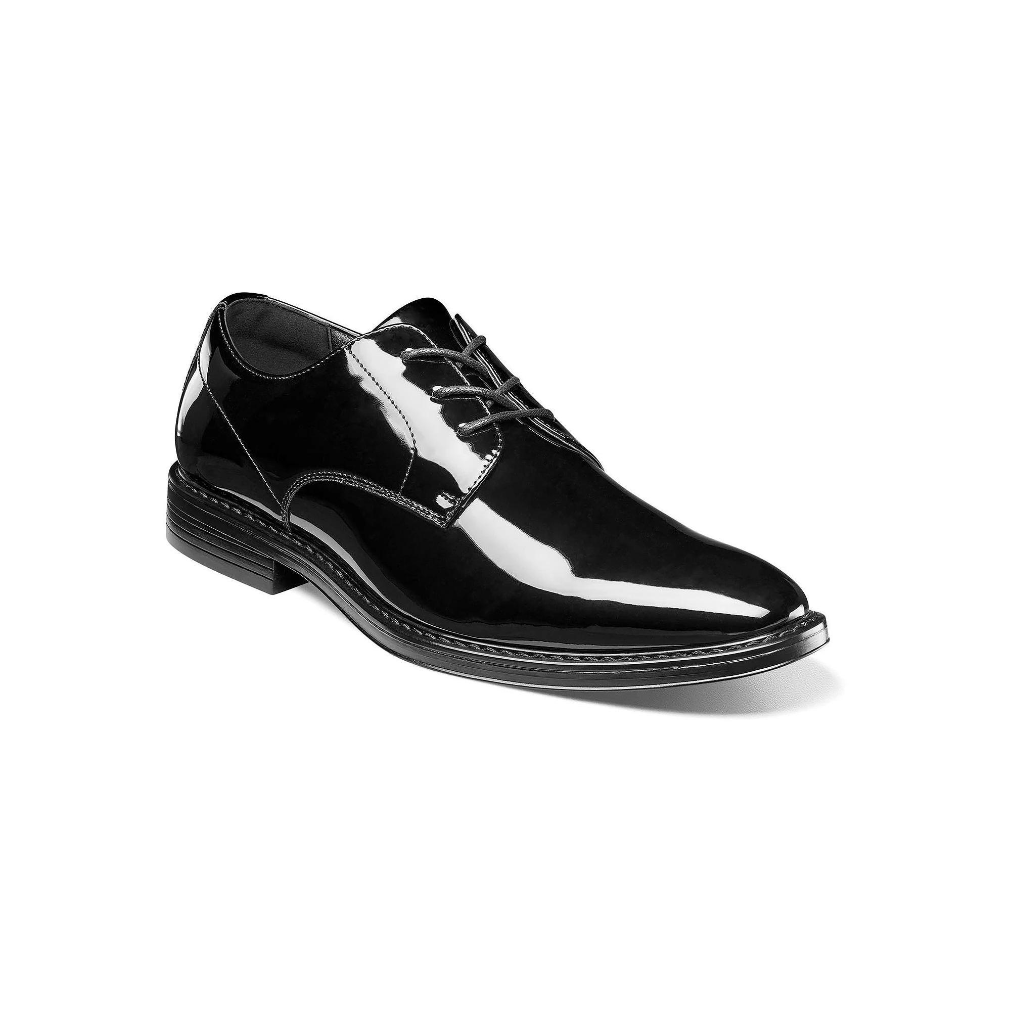 Nunn Bush® Centro Formal Flex Men's Plain Toe Oxford Shoes, Size: 13, Black Product Image