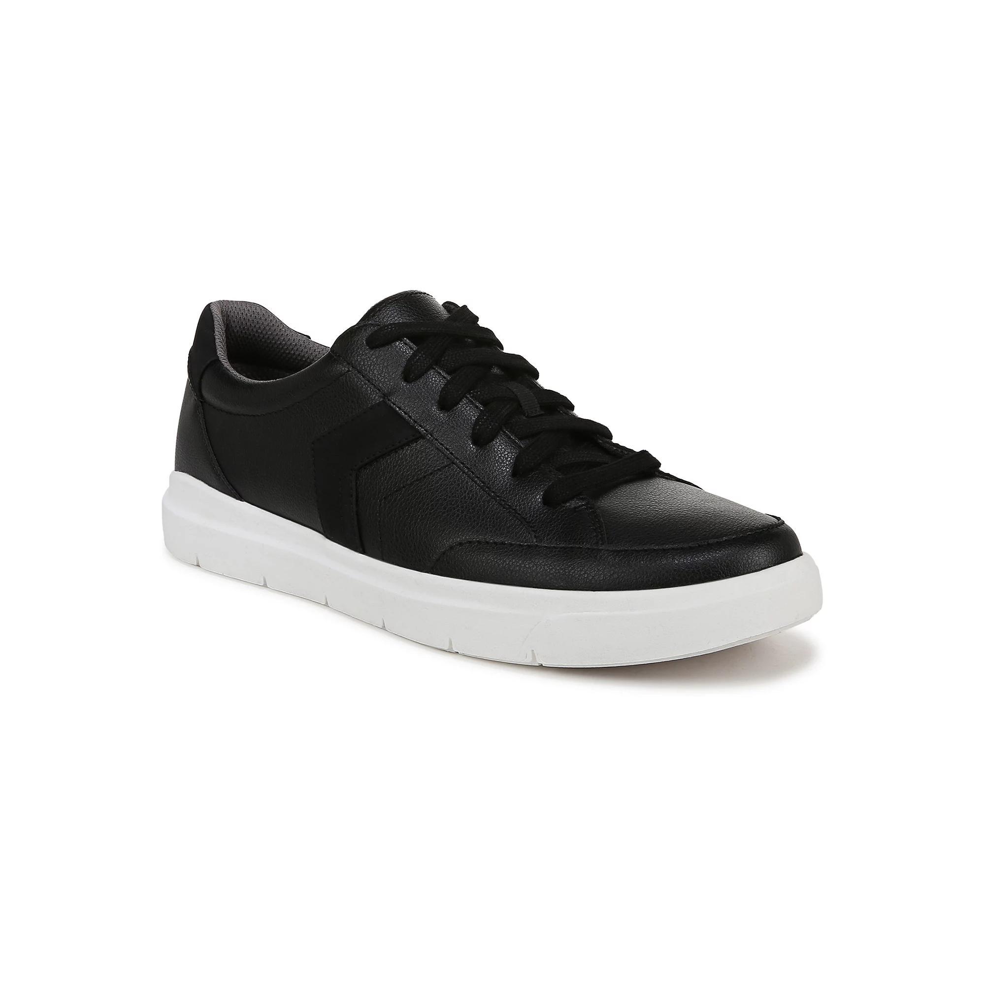 Dr. Scholl's Madison Men's Faux Leather Oxford Sneakers, Size: 10, Black Faux Leather Product Image