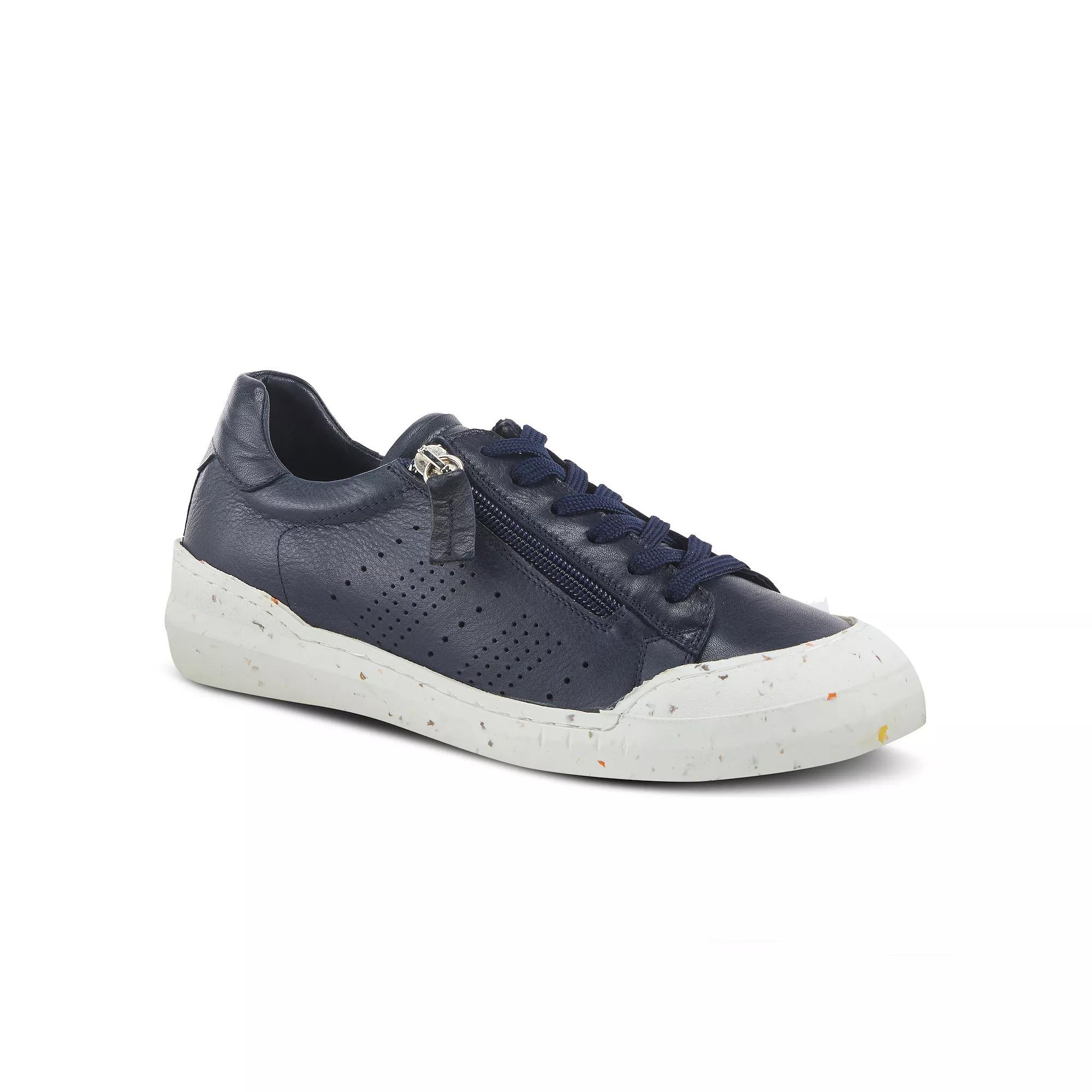 Spring Step Rantana Women's Leather Sneakers, Size: 36, Blue Product Image