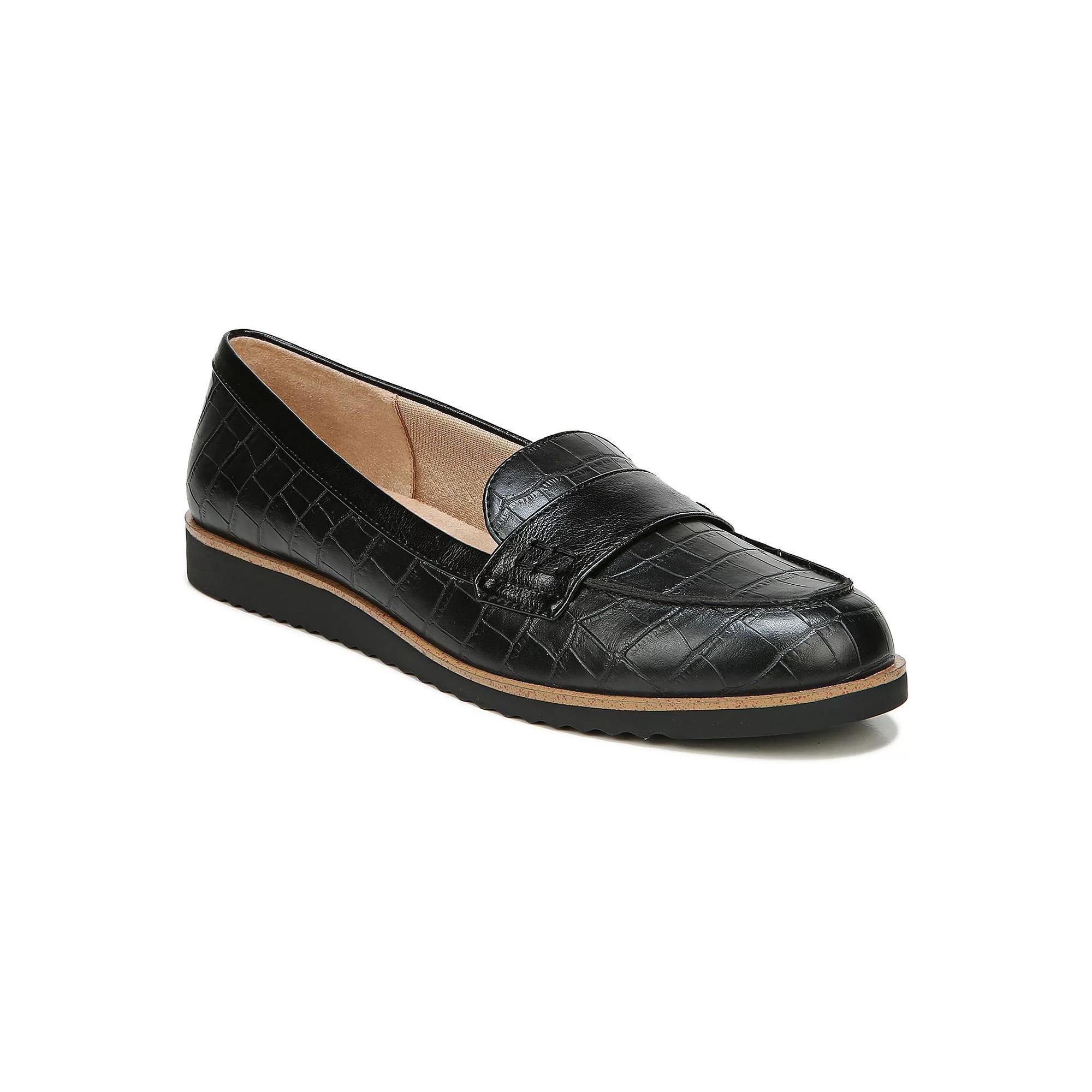 LifeStride Zee Women's Slip-on Loafers, Size: 9 Wide, Black Croc Product Image