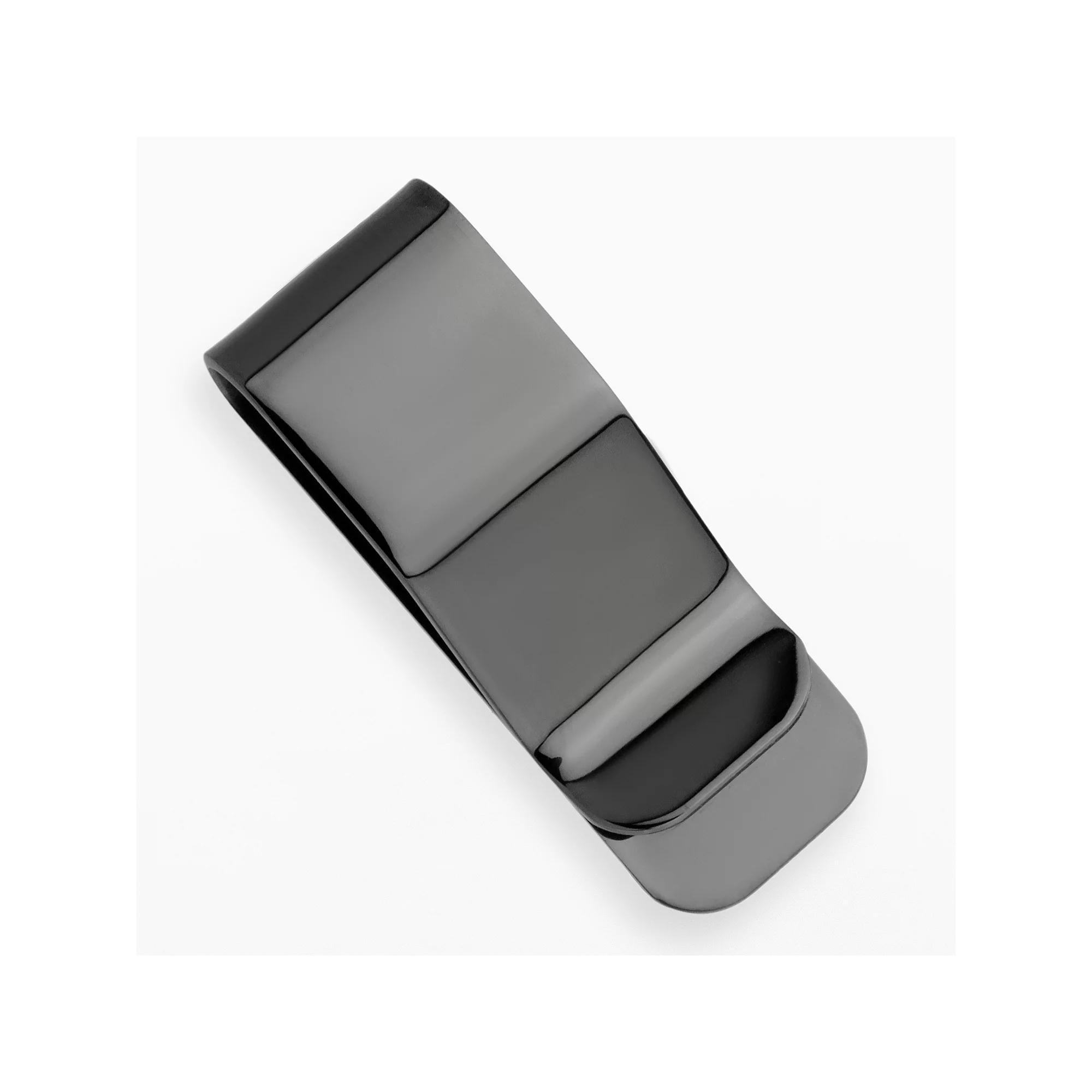 LYNX Stainless Steel Black Ion Money Clip - Men Product Image