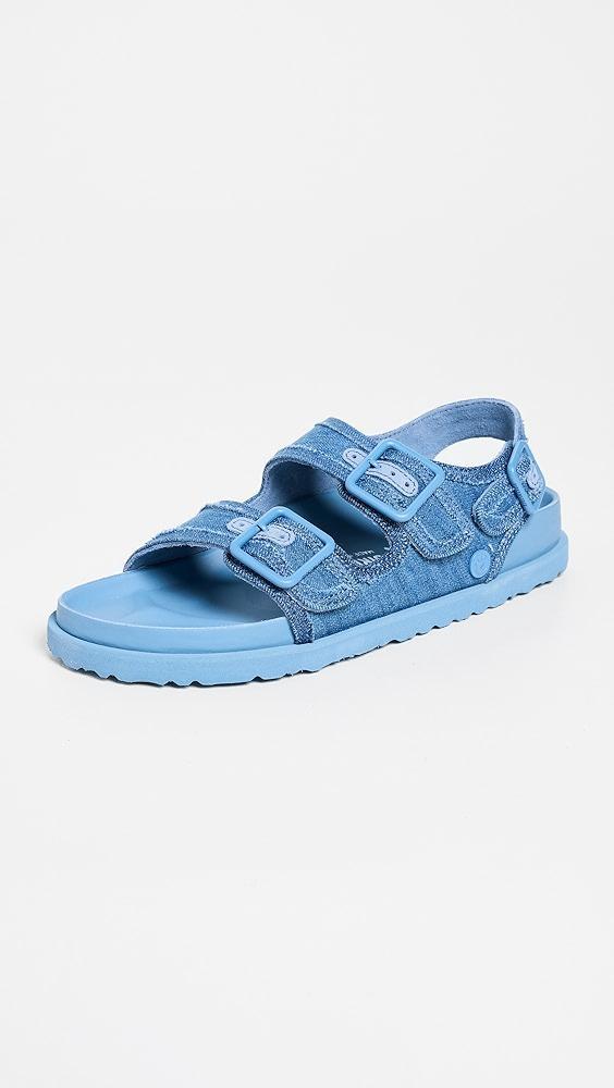 Birkenstock 1774 Milano Stone Washed Denim Sandals | Shopbop Product Image