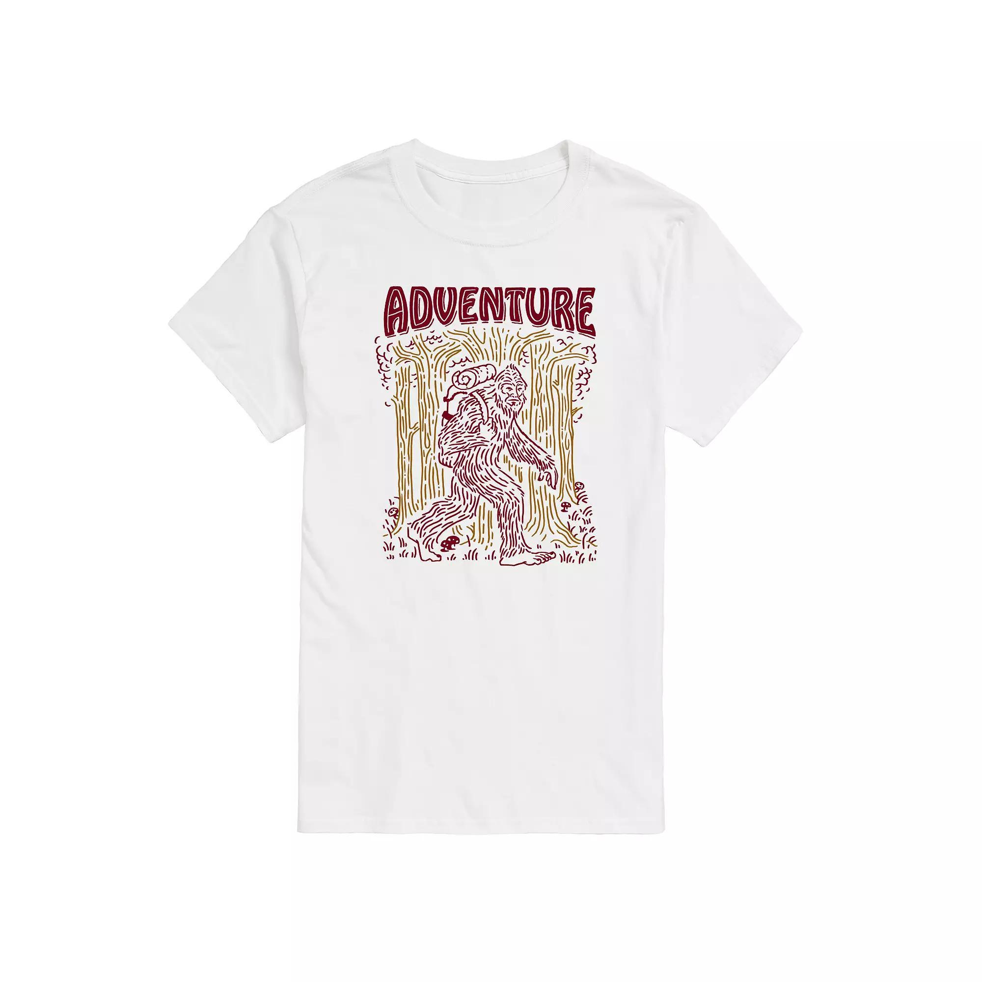 Big & Tall Adventure Sasquatch Graphic Tee, Mens Product Image