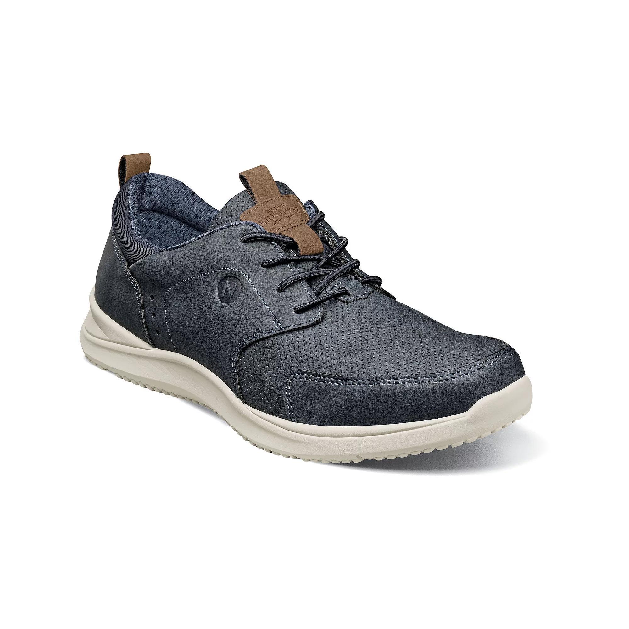 Nunn Bush® Conway Men's Moc Toe Oxford Shoes, Size: 7, Blue Team Product Image