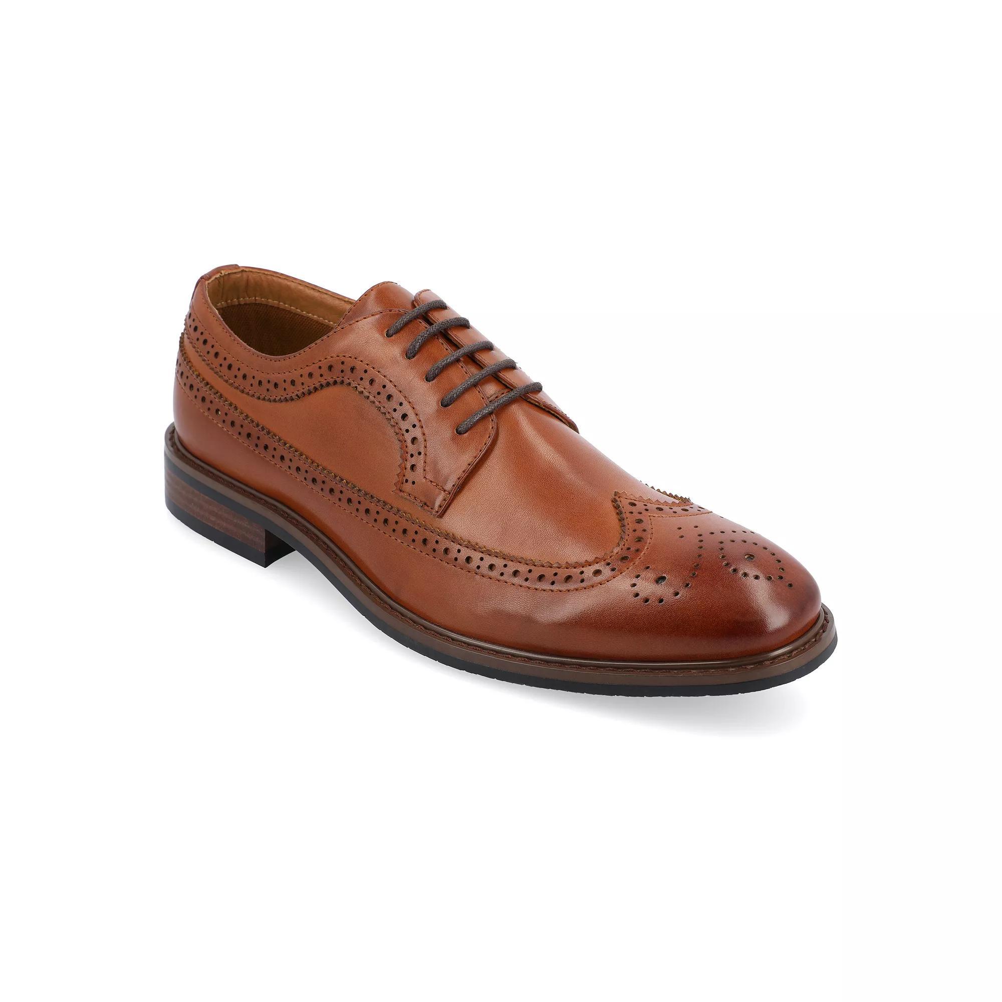 VANCE Gordy Tru Comfort Foam Men's Wingtip Dress Shoes, Size: 13, Red Product Image