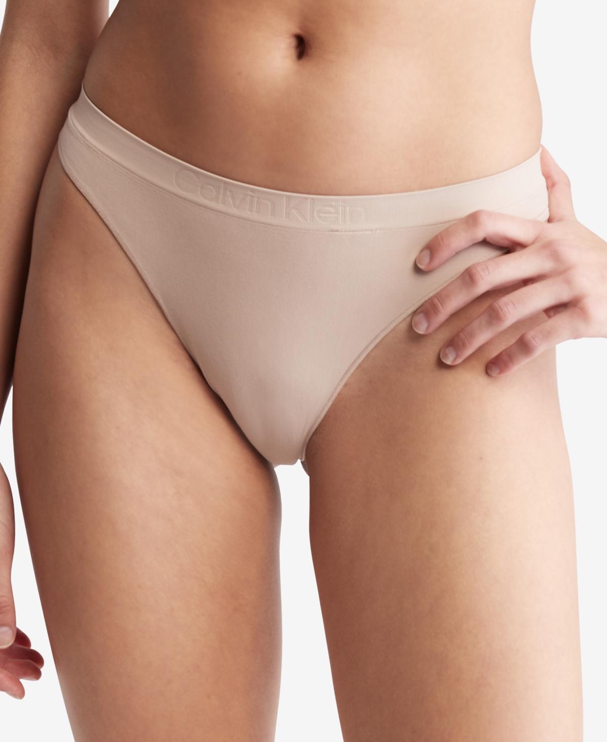 Calvin Klein Women's Bonded Flex Thong - Yellow - XL Product Image
