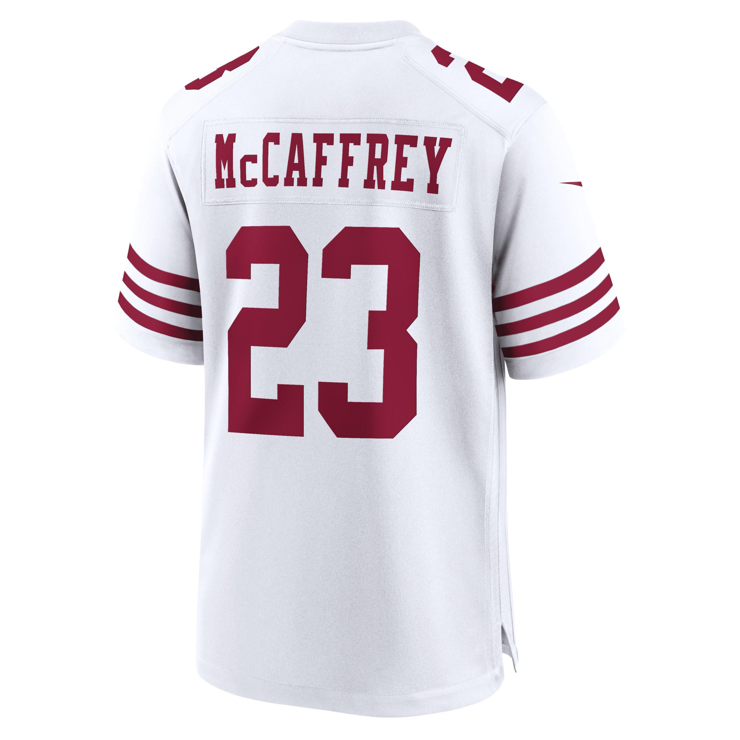 Men's Nike Christian McCaffrey White San Francisco 49ers Game Player Jersey, Size: Medium Product Image